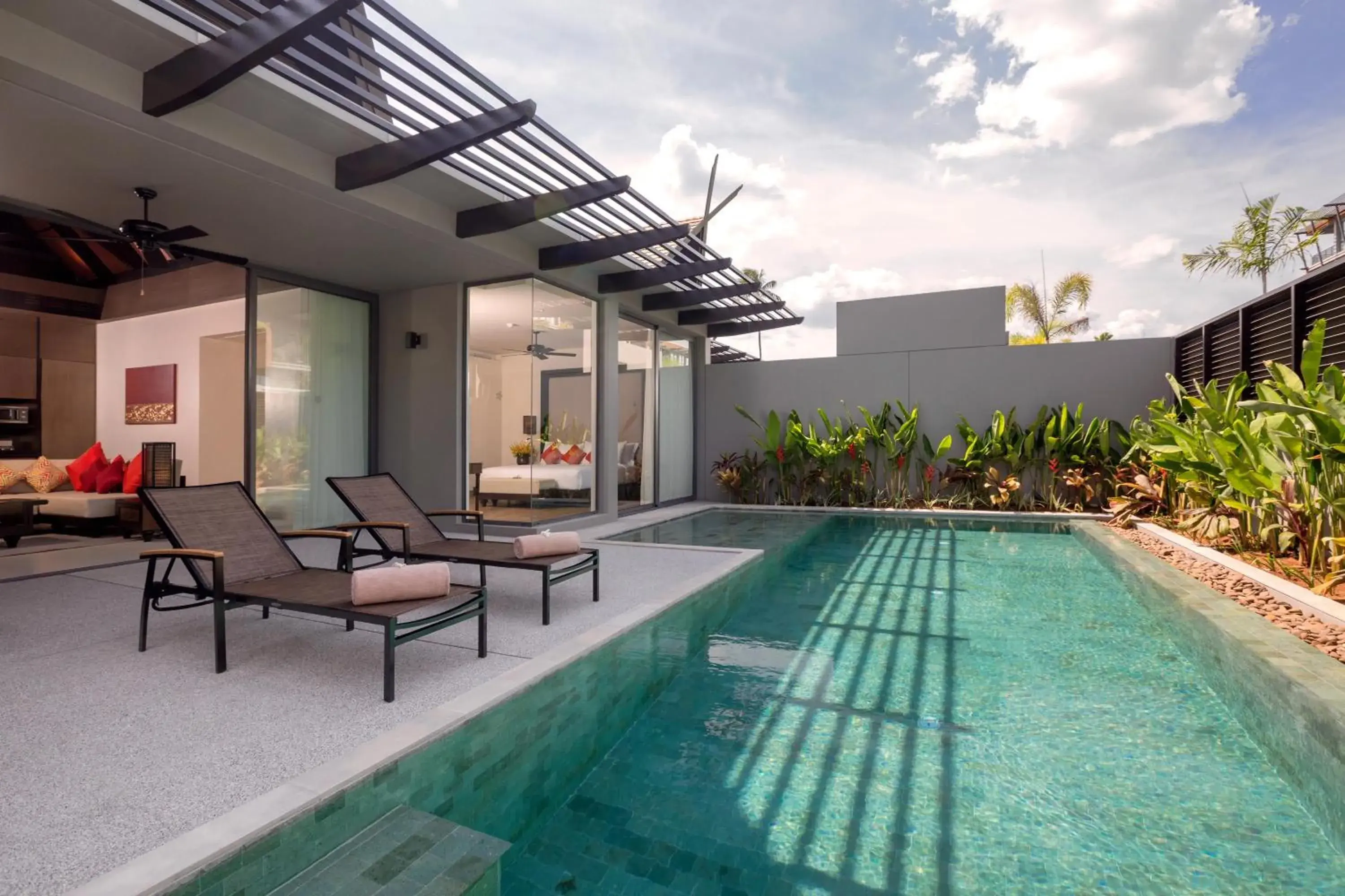 Garden view in Anantara Vacation Club Mai Khao Phuket Garden view in Anantara Vacation Club Mai Khao Phuket