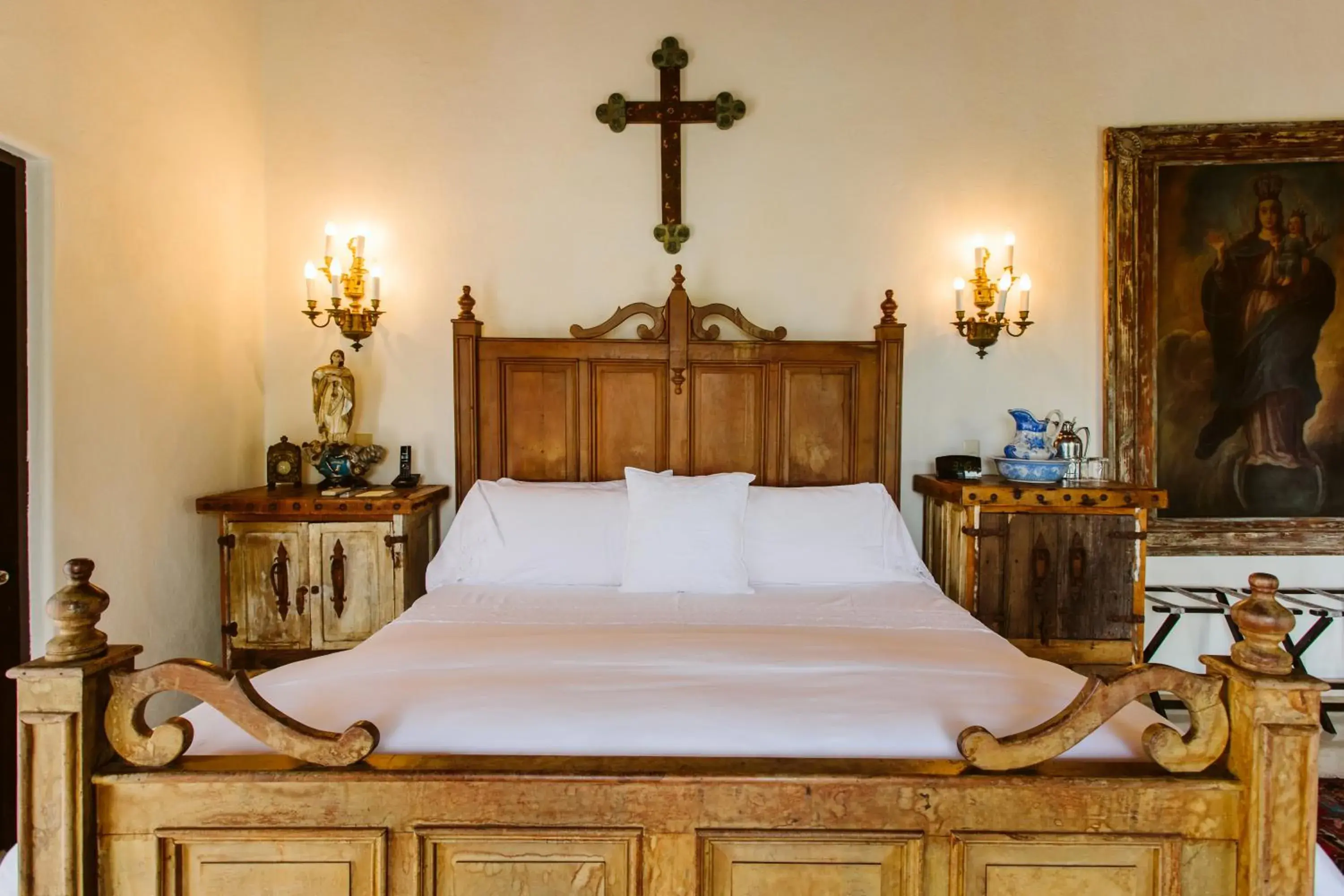 Photo of the whole room, Bed in Hacienda San Angel