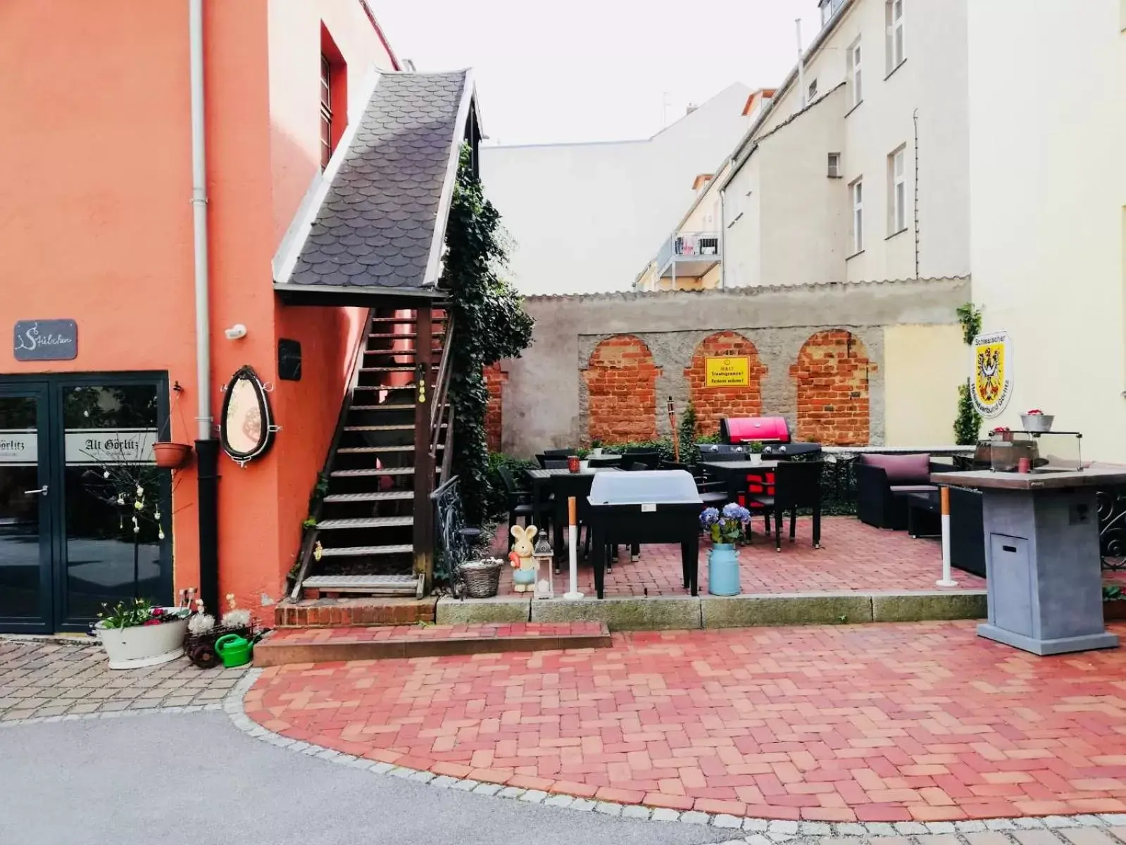 Patio in Hotel Alt Görlitz