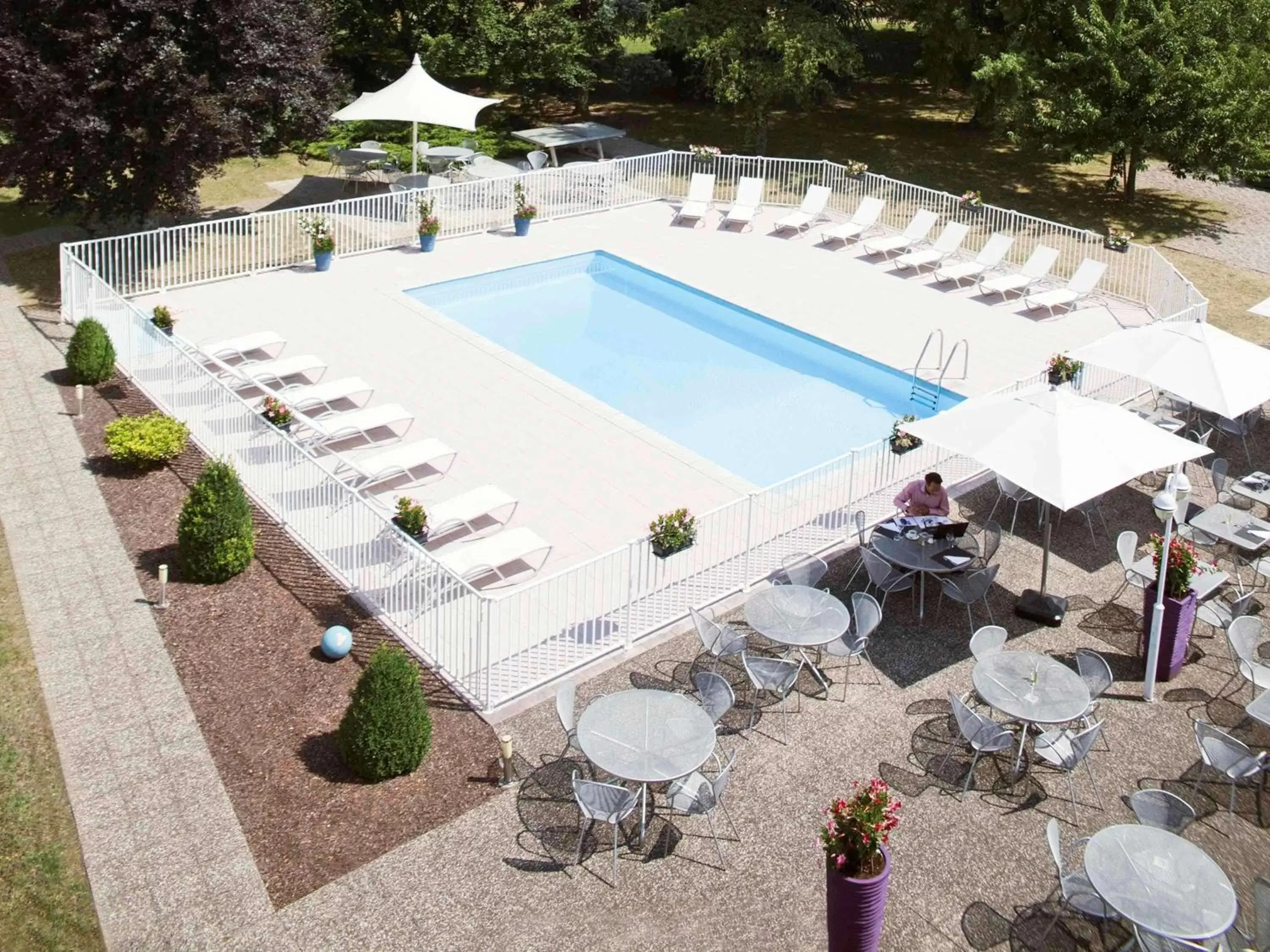 On site, Pool View in Novotel Mulhouse Bâle Fribourg