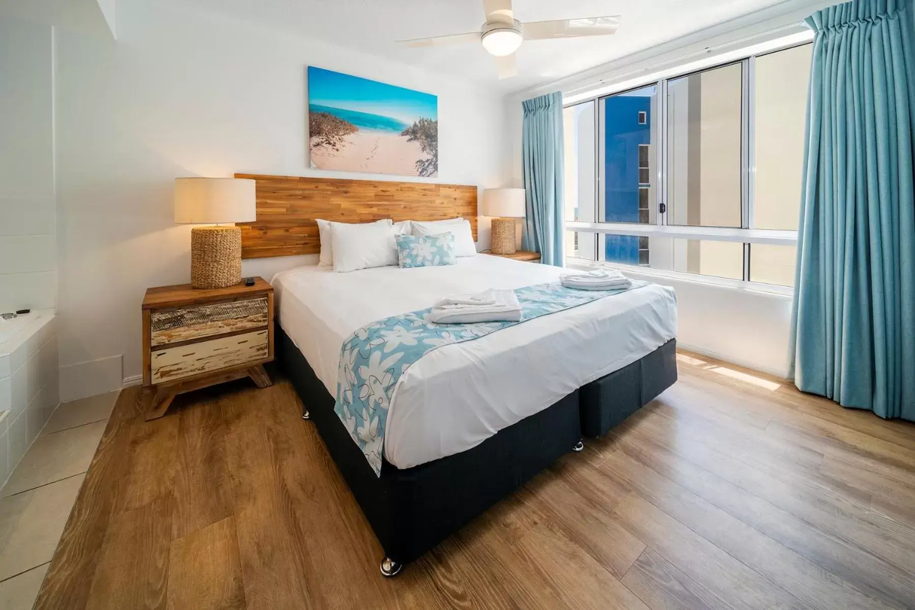 Bed in Bargara Blue Resort