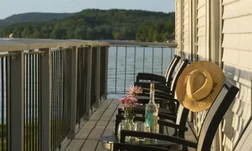 Balcony/Terrace in Lake Bomoseen Lodge
