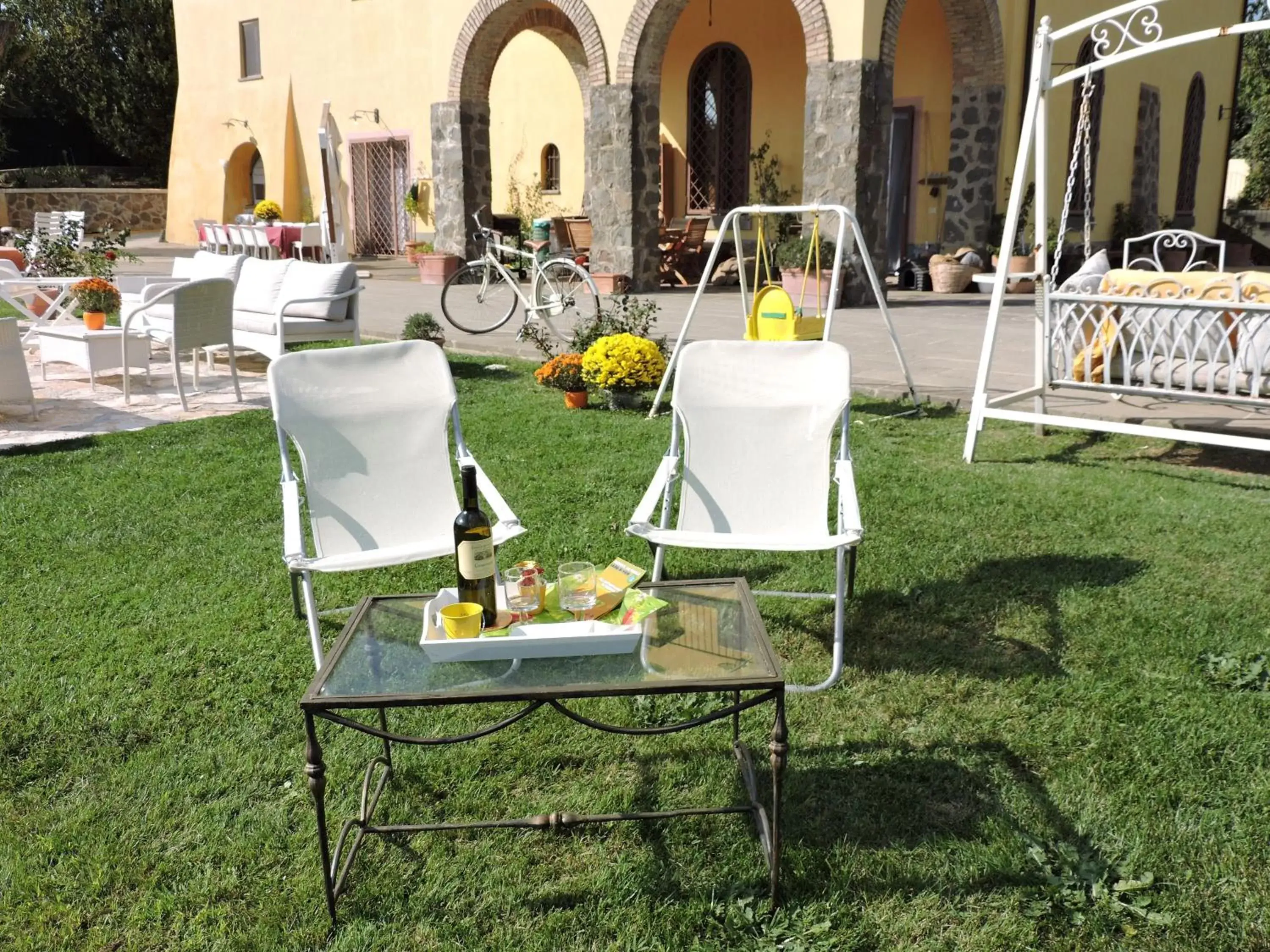 Garden in Casale Fedele Family Village Vicino al Borgo