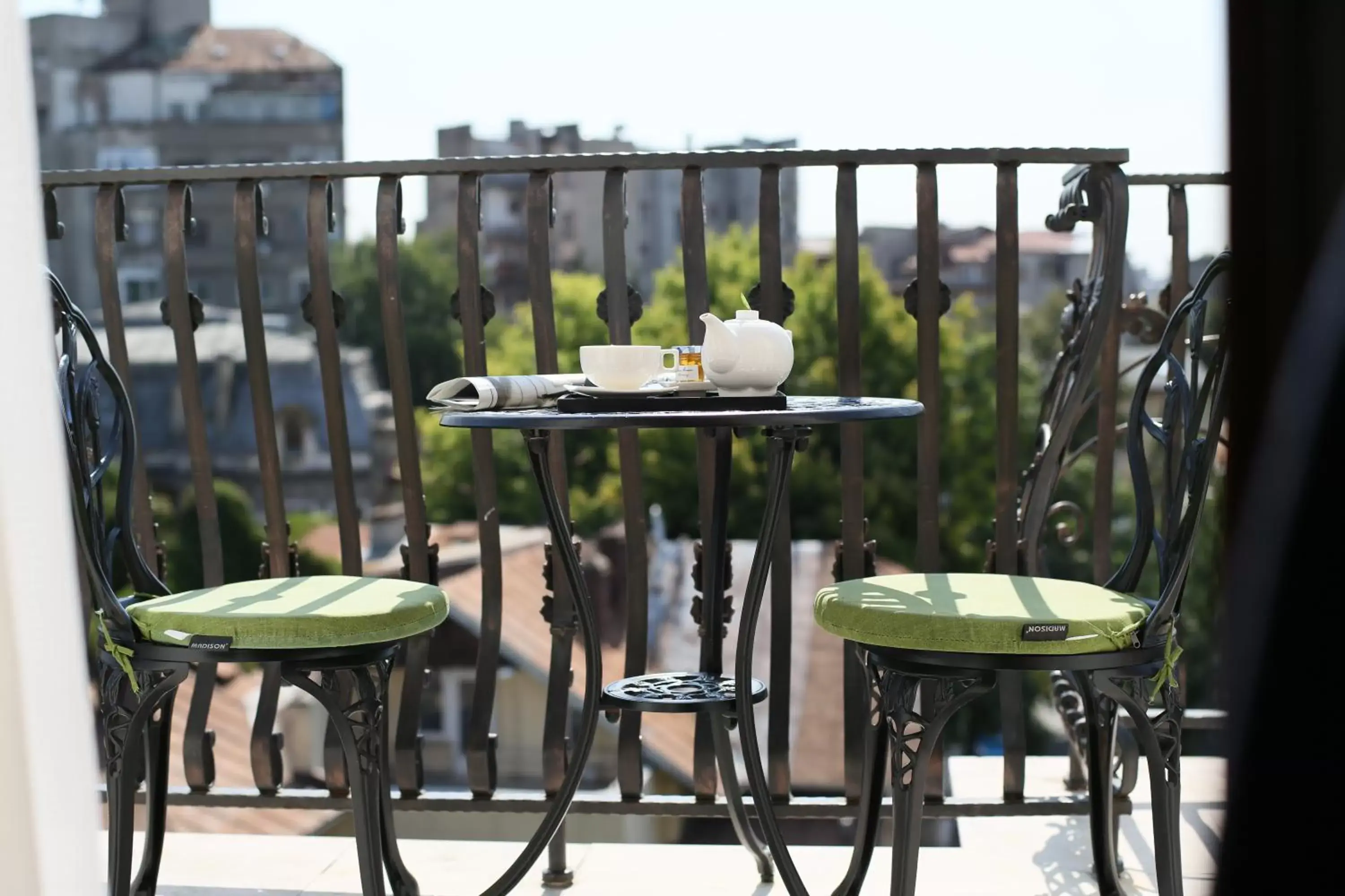 Balcony/Terrace in Epoque Hotel - Relais & Chateaux