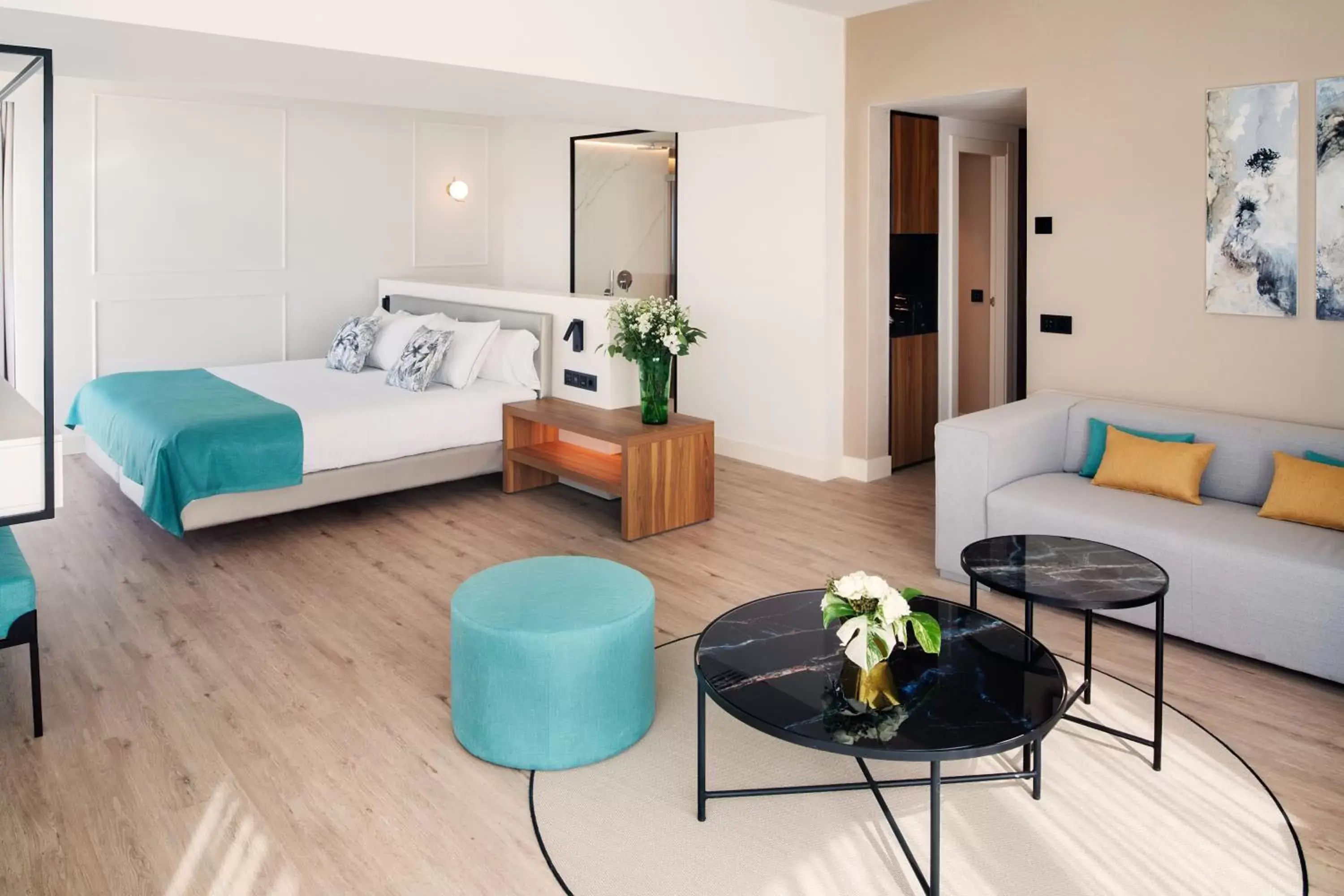 Living room, Bed in Arrecife Gran Hotel & Spa Living room, Bed in Arrecife Gran Hotel & Spa