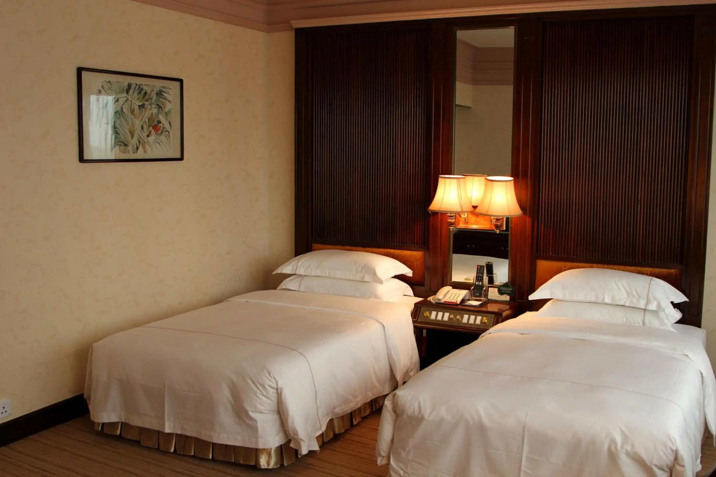 Bed in Yindo Jasper Hotel Zhuhai