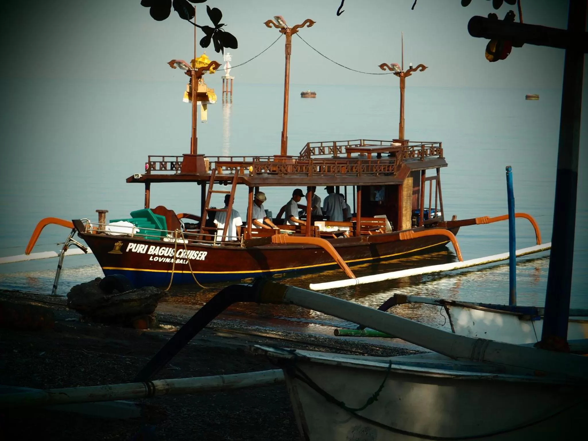 People in Puri Bagus Lovina