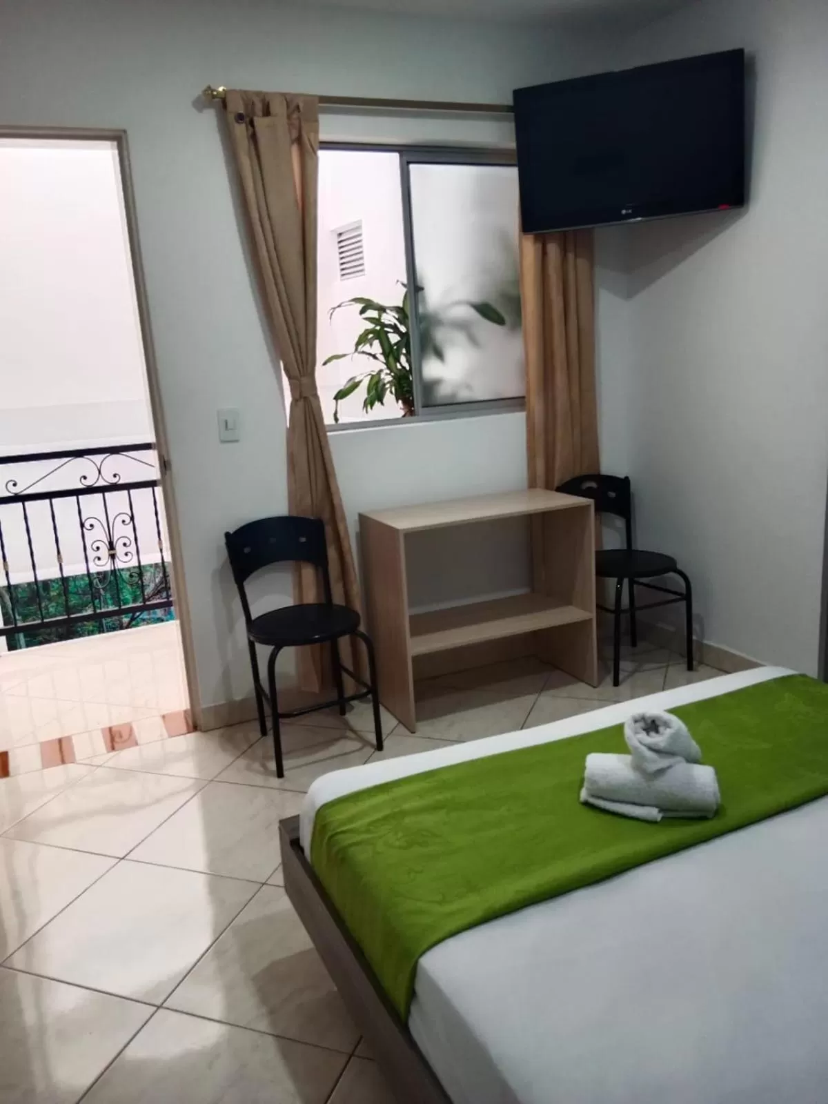 Bed in Hotel El Deportista