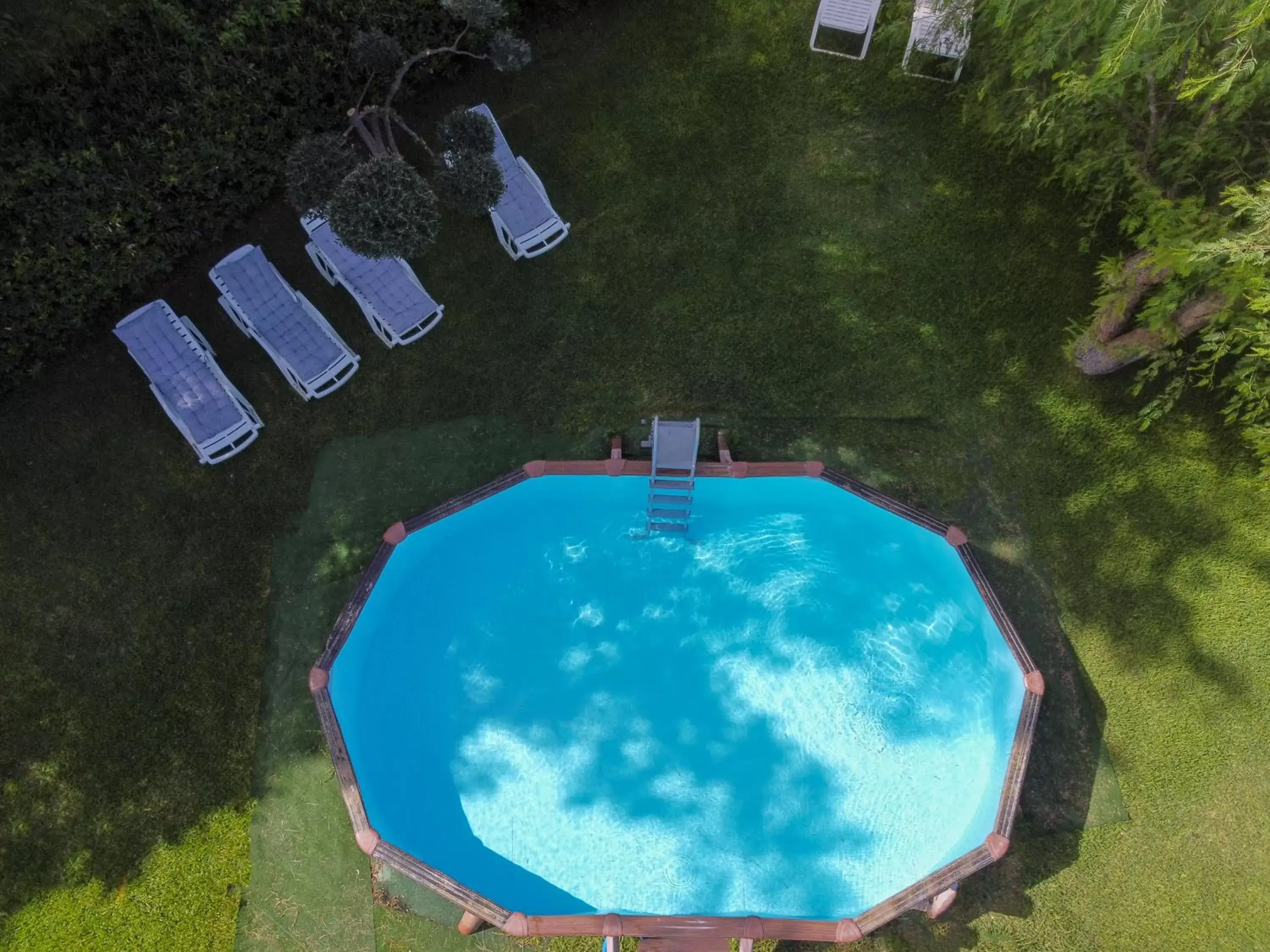 Natural landscape, Pool View in Villa Nadira