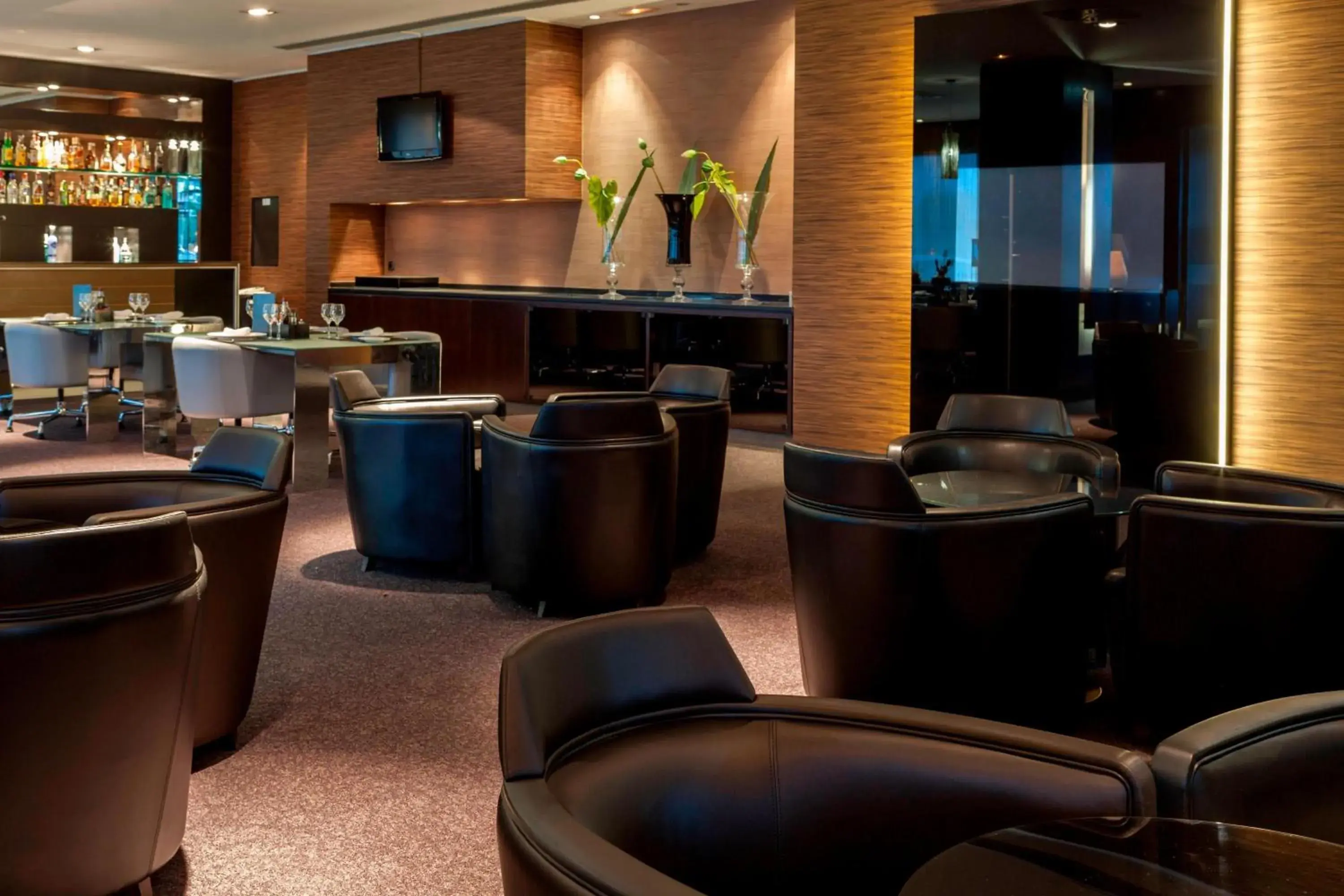 Lounge or bar, Lounge/Bar in AC Hotel Gijón by Marriott