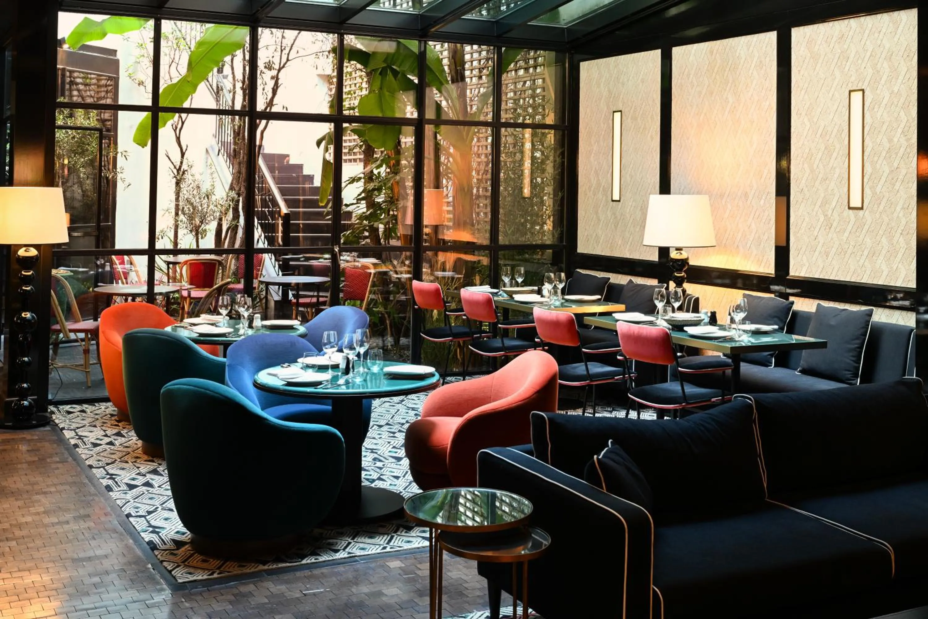 Patio in Le Roch Hotel & Spa