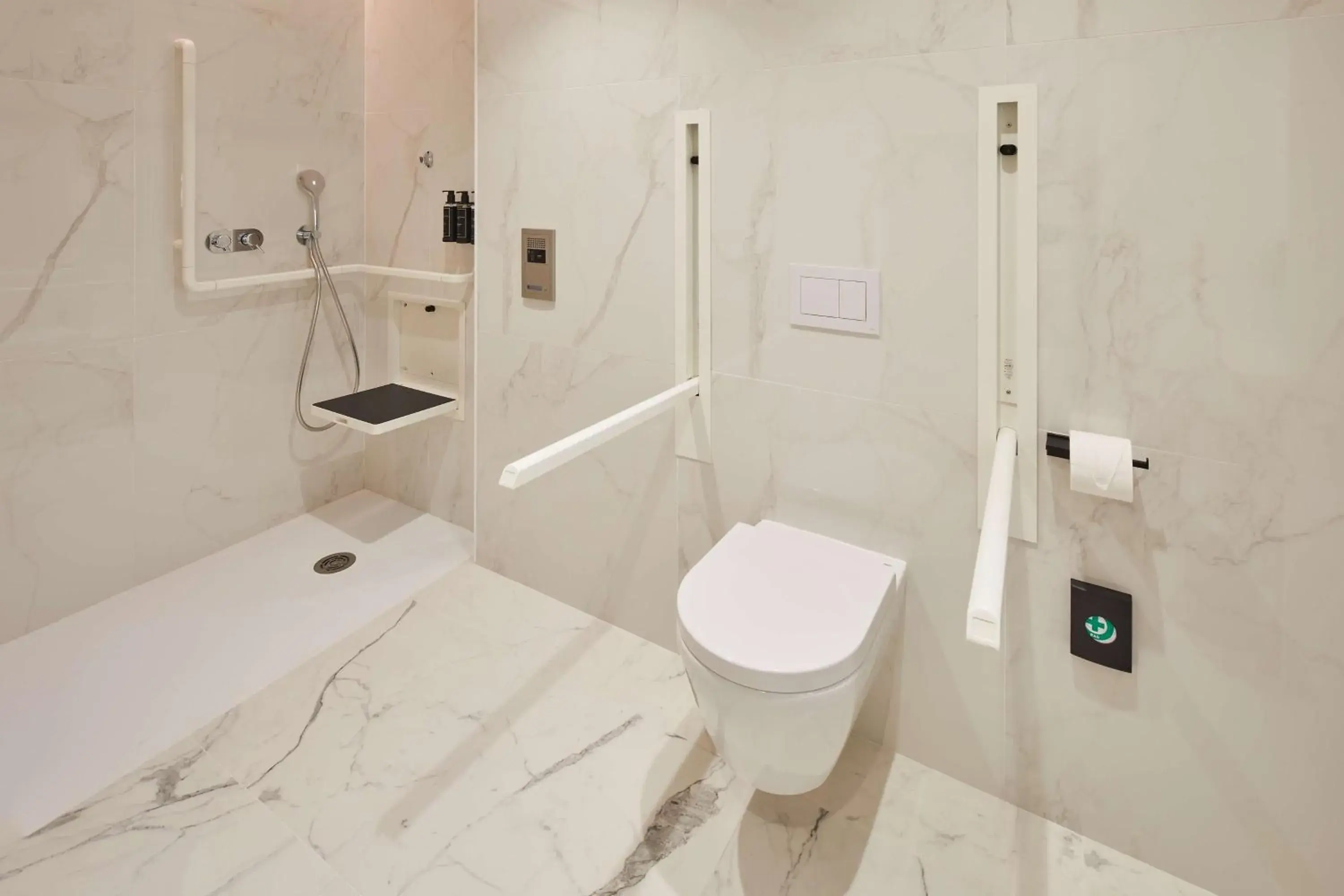 Bathroom in Via Sants Hotel Barcelona, Tapestry Collection By Hilton Bathroom in Via Sants Hotel Barcelona, Tapestry Collection By Hilton