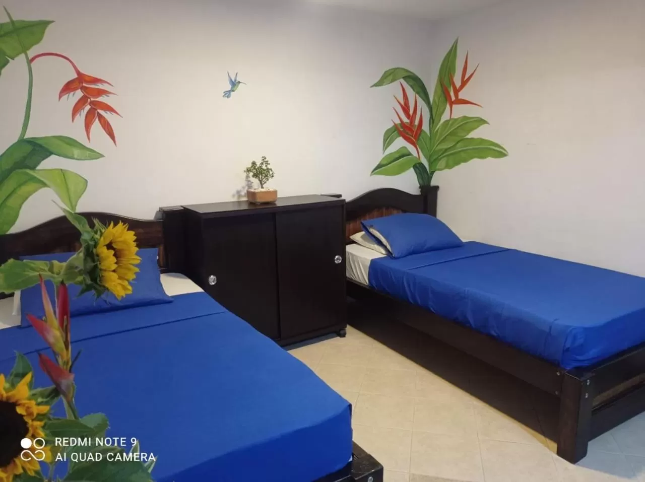 Bed in Hotel Plaza Calarcá