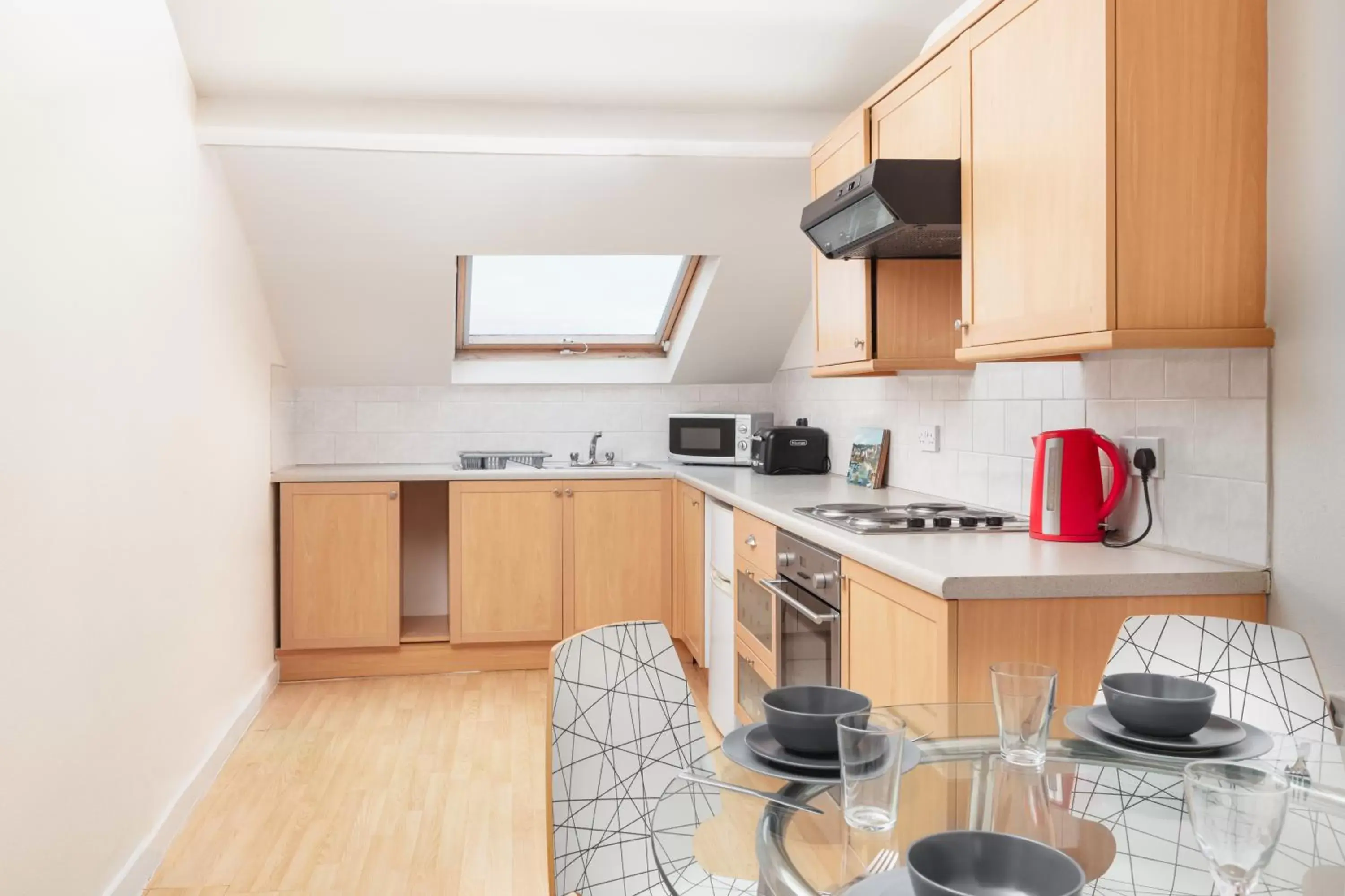 Kitchen/Kitchenette in Discovery Accommodation