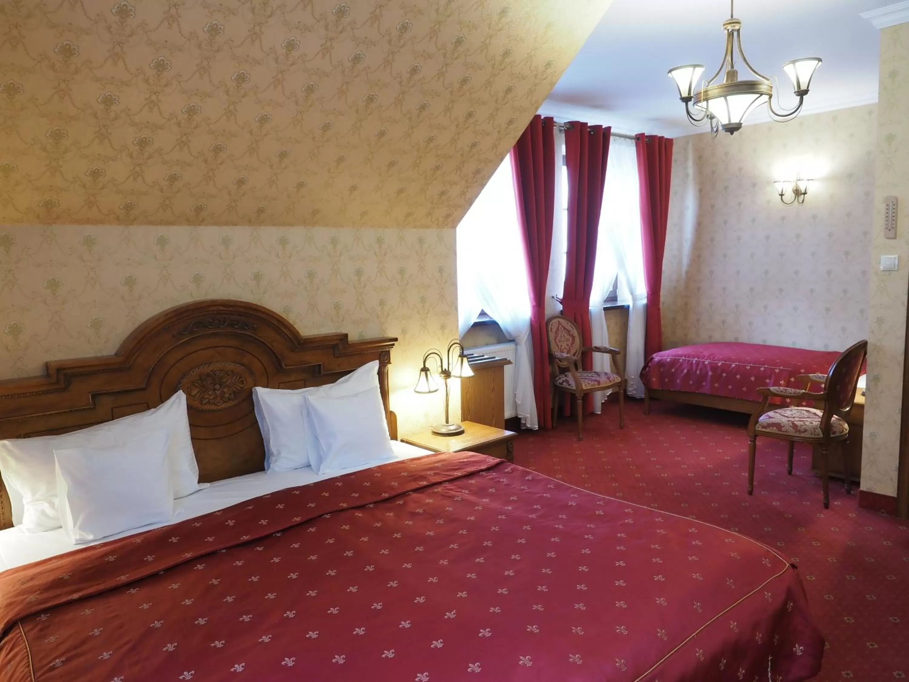 Bed in Hotel Sarmata Zespół Dworski