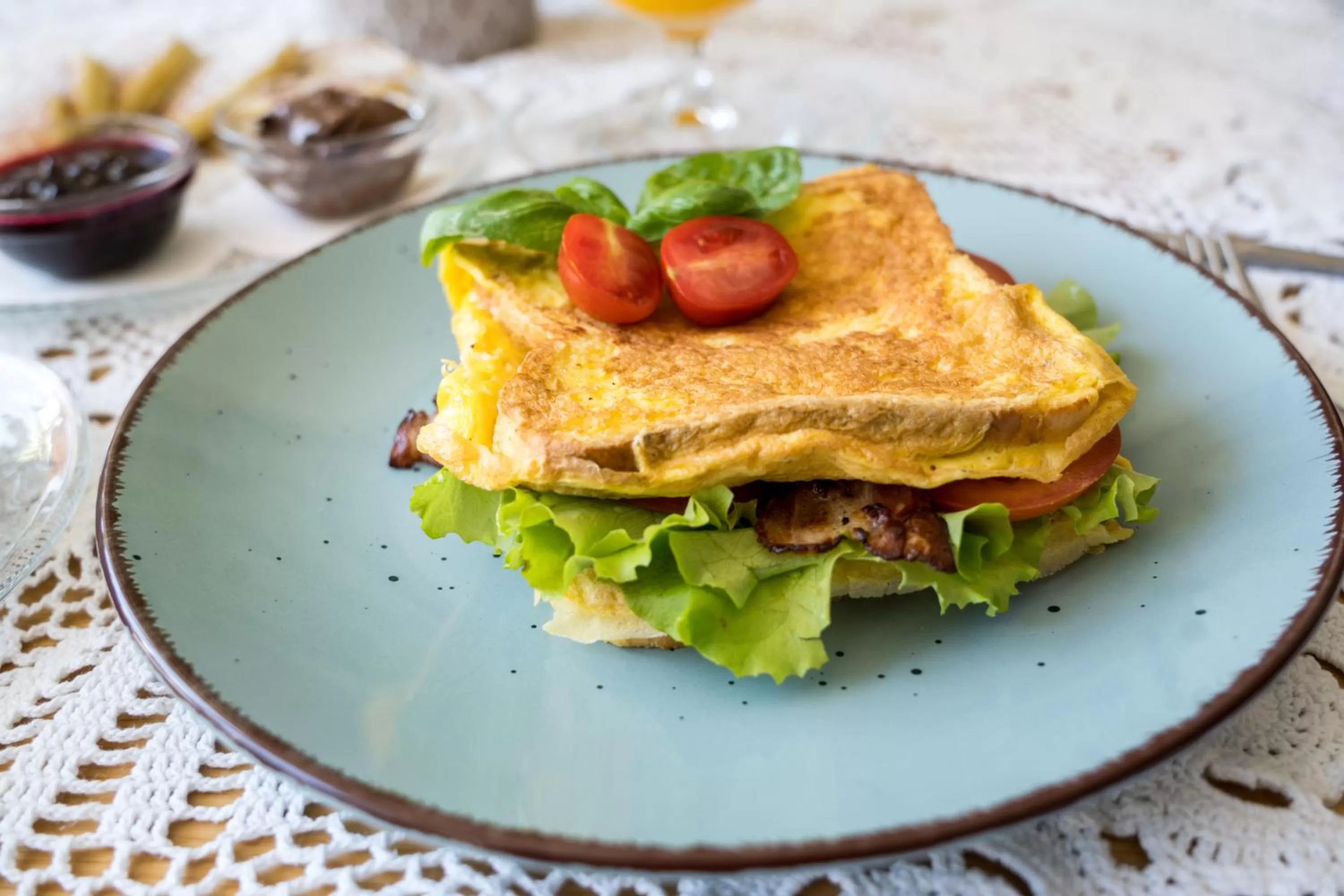 Food in Hiša Poljana Rooms