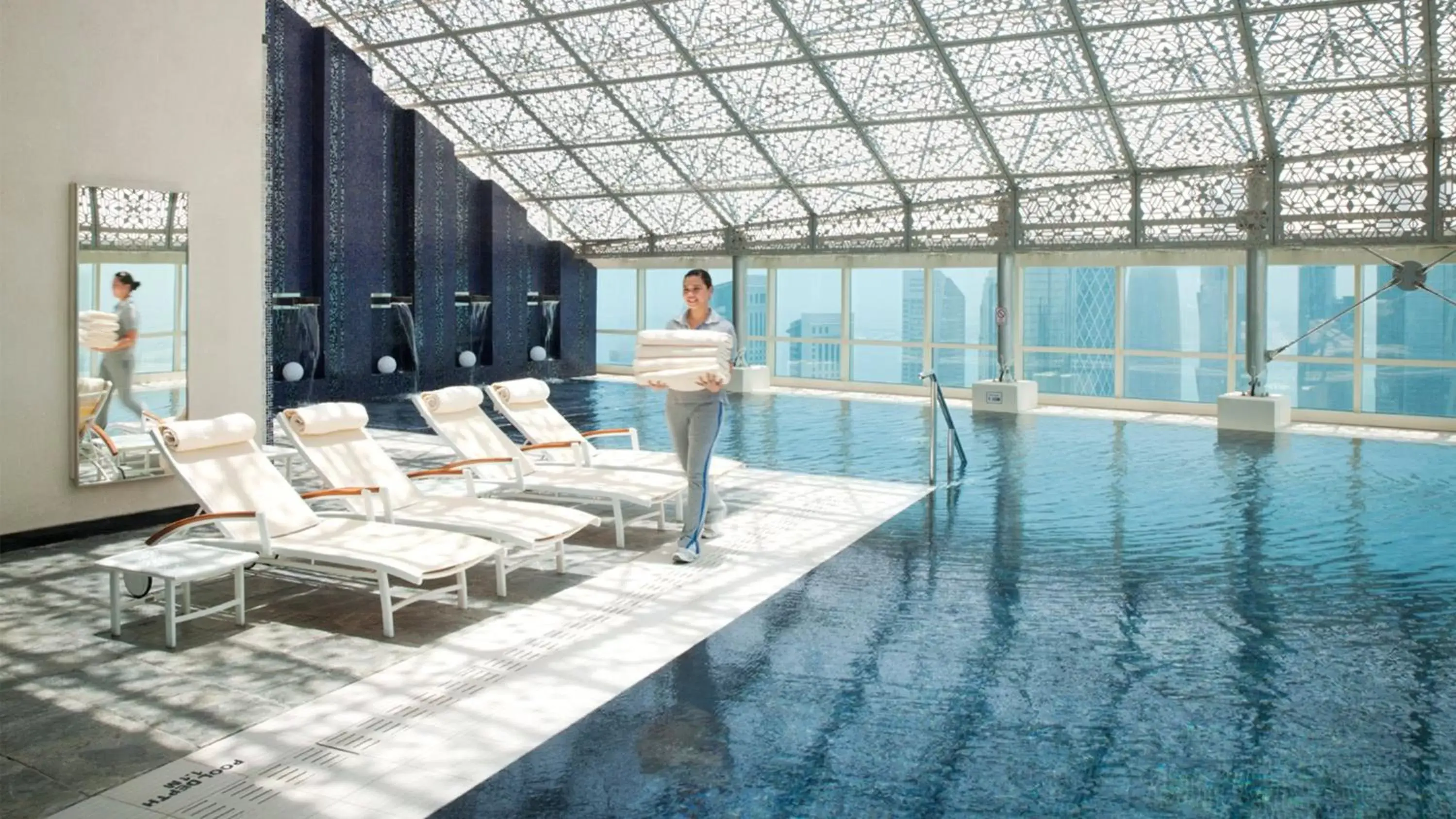 Swimming pool in InterContinental Doha The City by IHG Swimming pool in InterContinental Doha The City by IHG