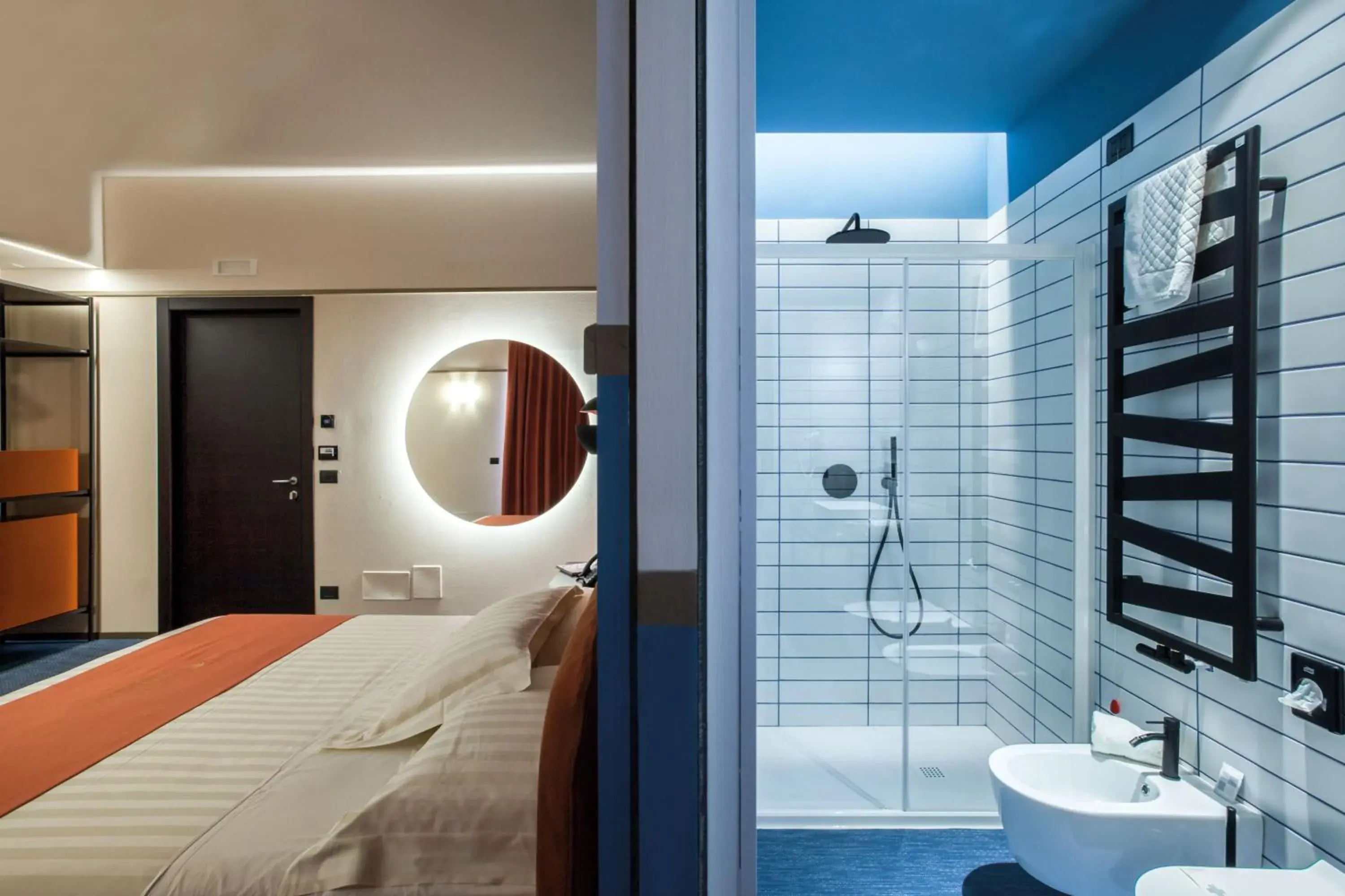 Bed, Bathroom in Hotel Dimora Del Monaco