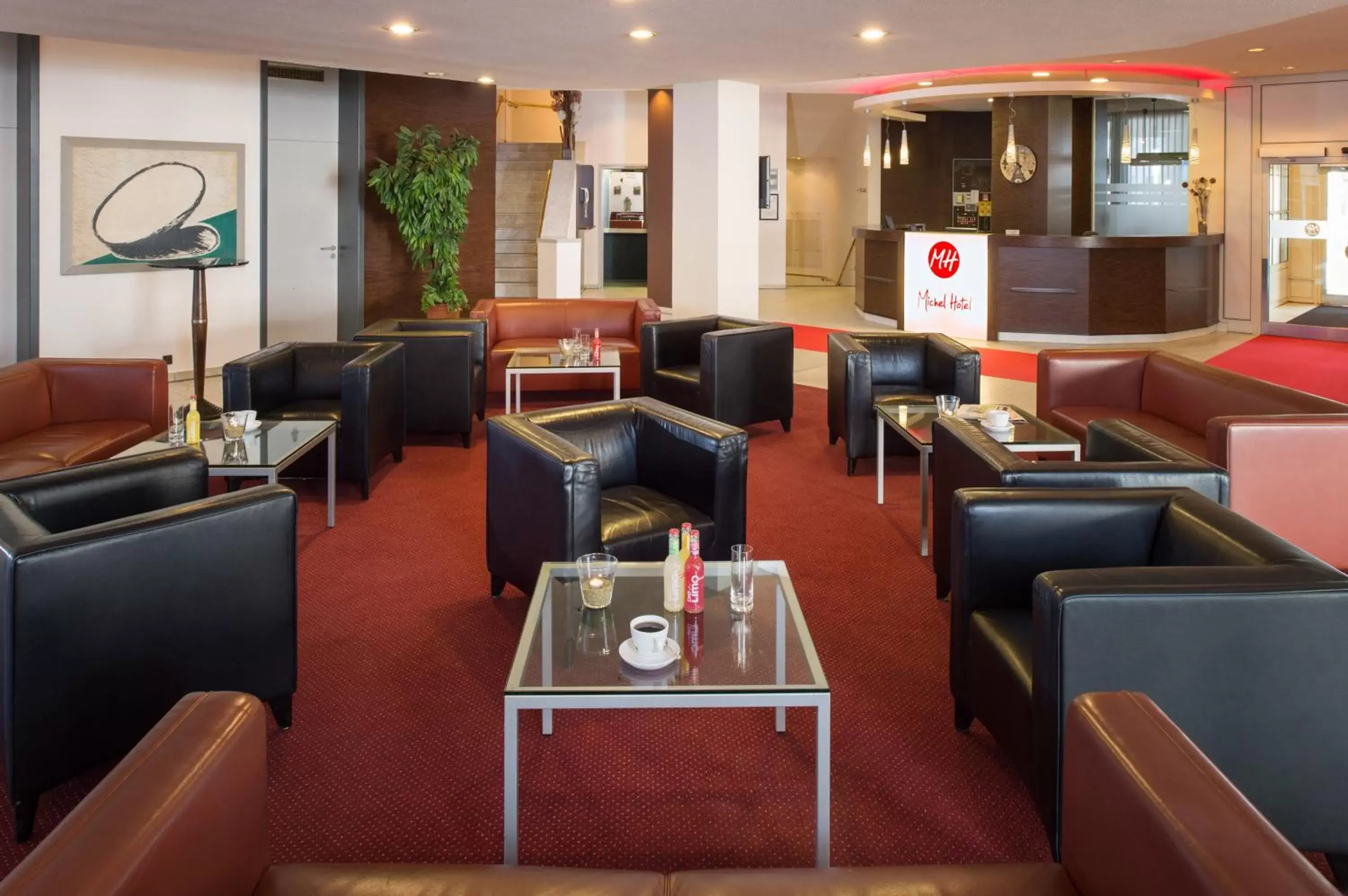 Lobby or reception, Restaurant/Places to Eat in ACHAT Hotel Kaiserhof Landshut