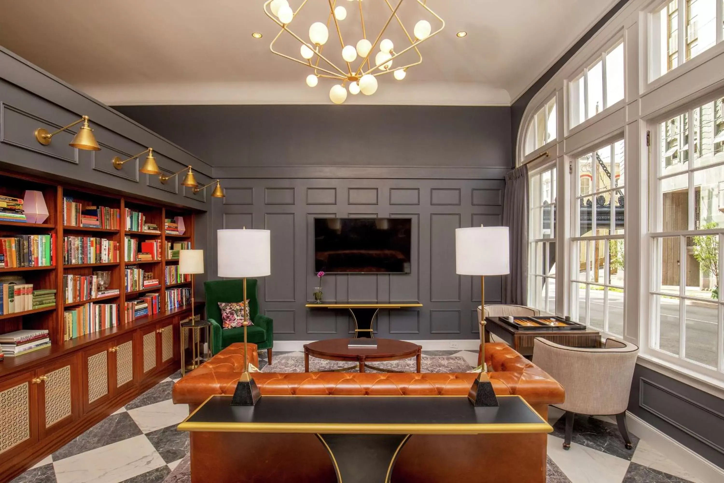 Lobby or reception in The Virginian Lynchburg, Curio Collection By Hilton Lobby or reception in The Virginian Lynchburg, Curio Collection By Hilton