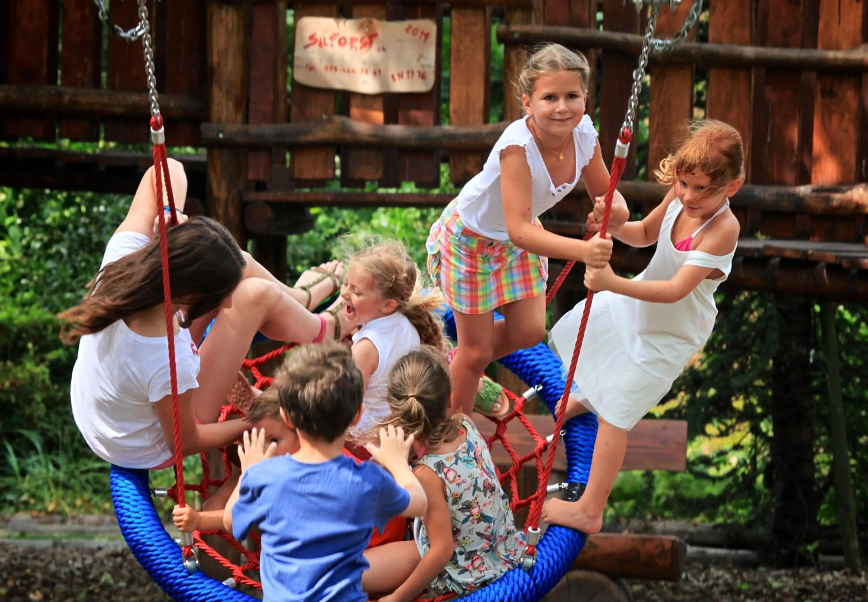 Children play ground in Castello del Sole Beach Resort&SPA