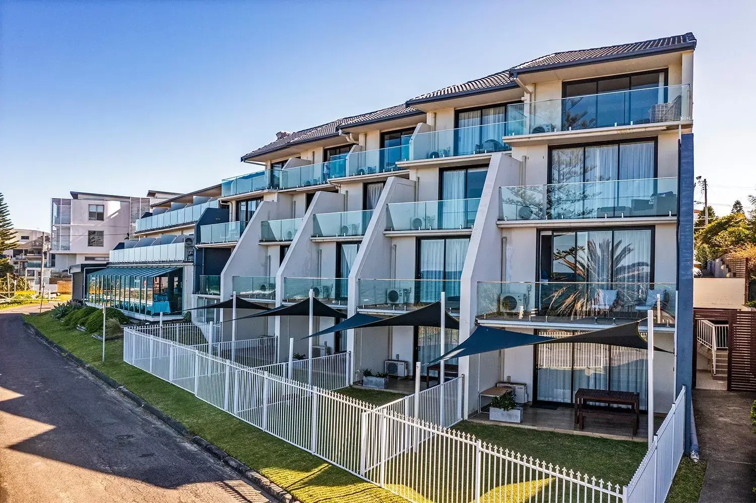 Property Building in Ocean Front Motel