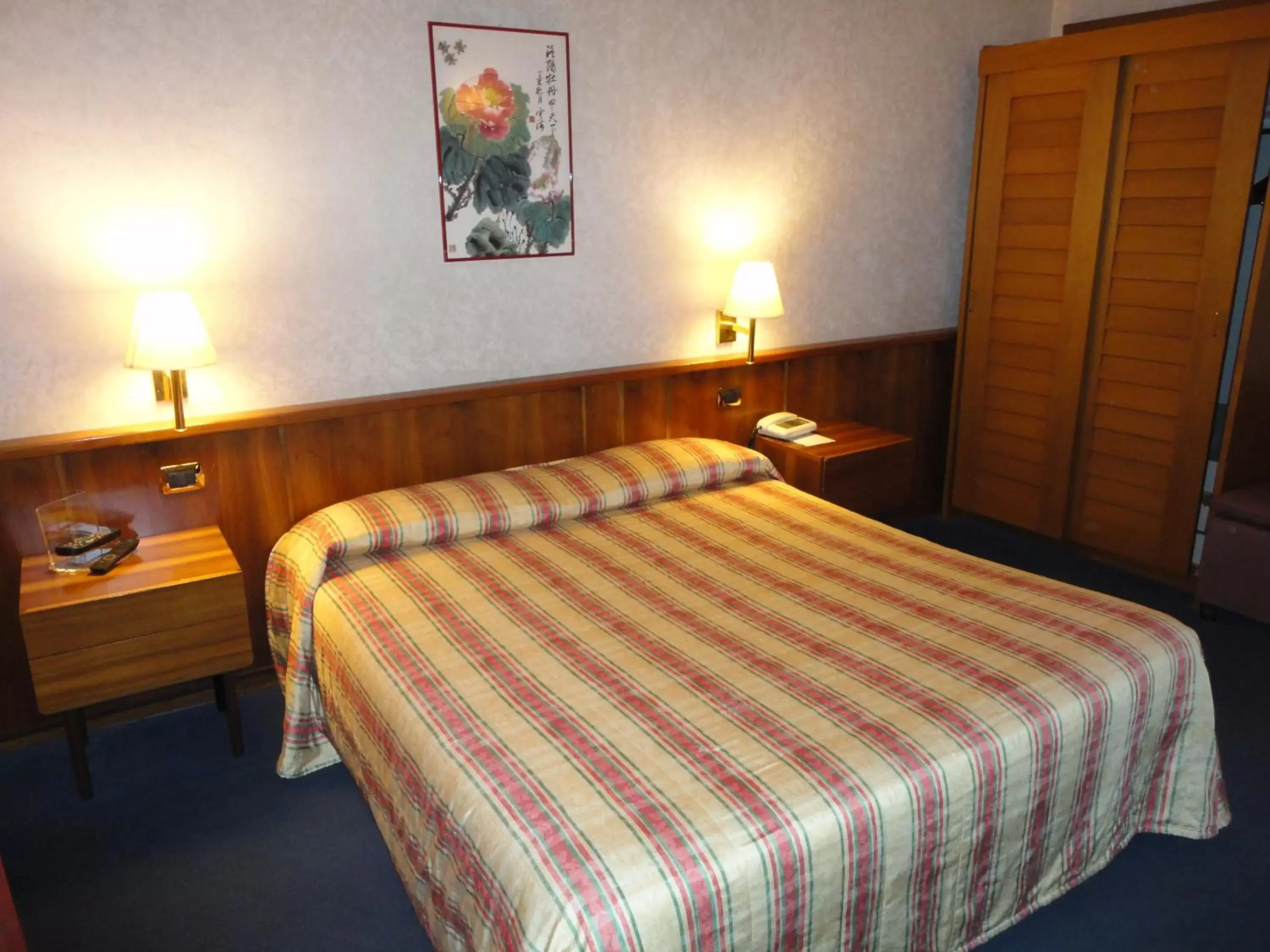 Bedroom, Bed in Hotel Giardino