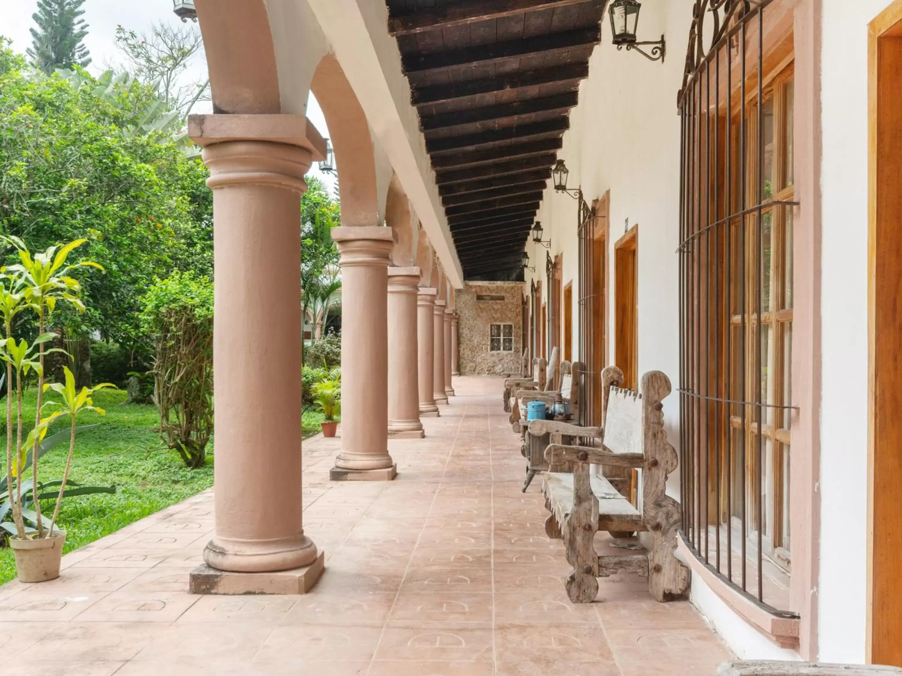 Patio in Rancho Hotel El Carmen