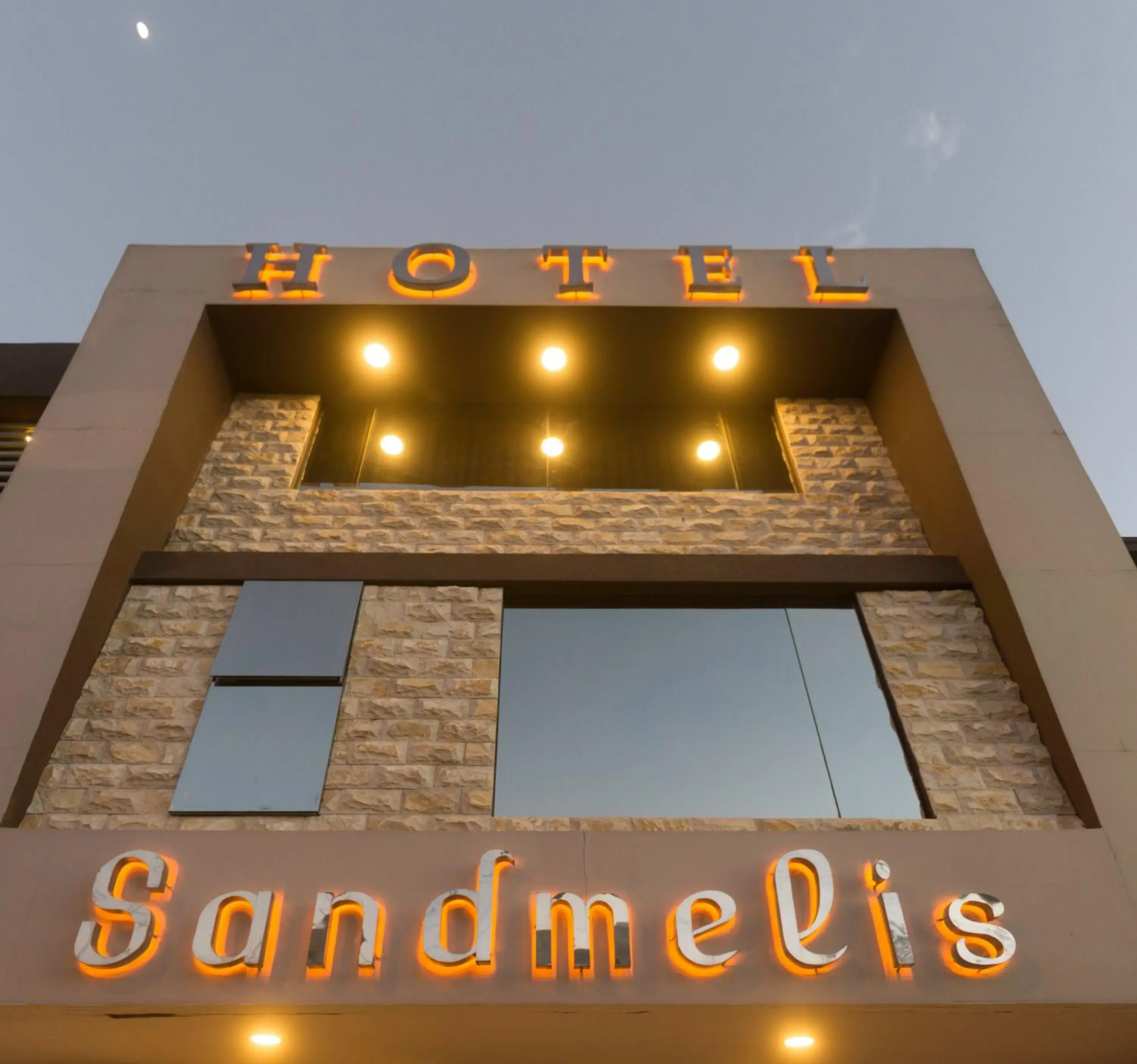 Property building, Property Logo/Sign in Hotel Sandmelis