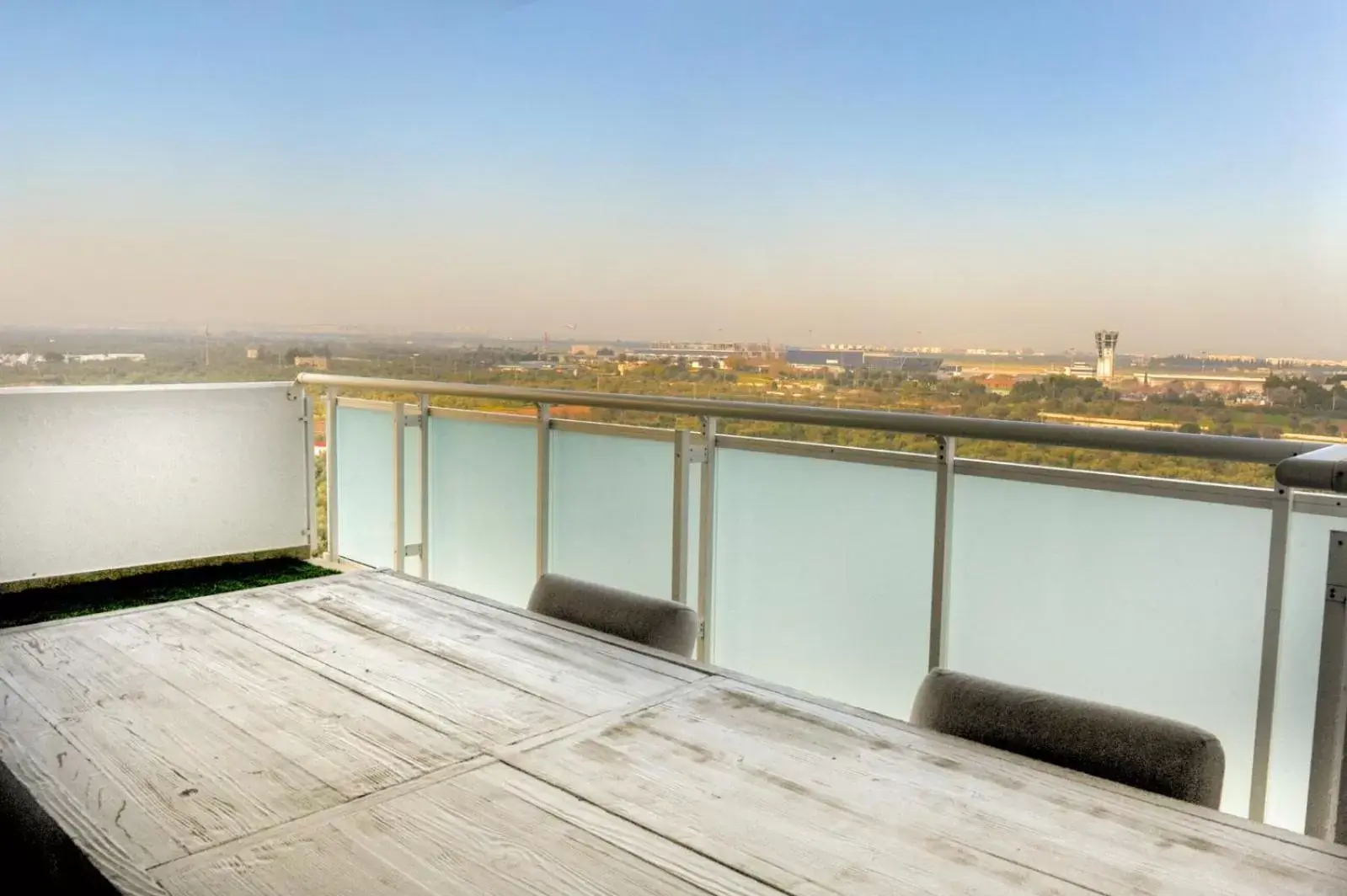 Balcony/Terrace in B&B AIRPORT BARI DELUXE28