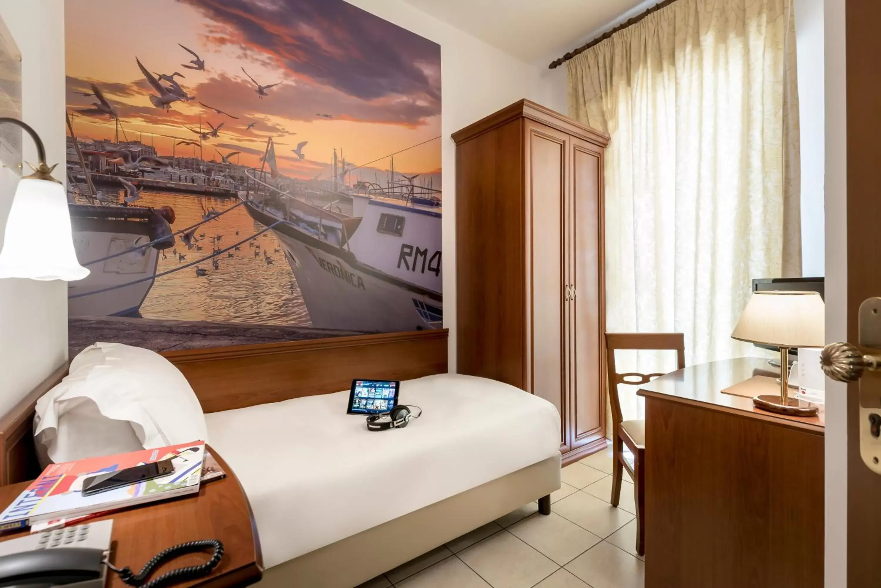 Bed in Sovrana Hotel & SPA