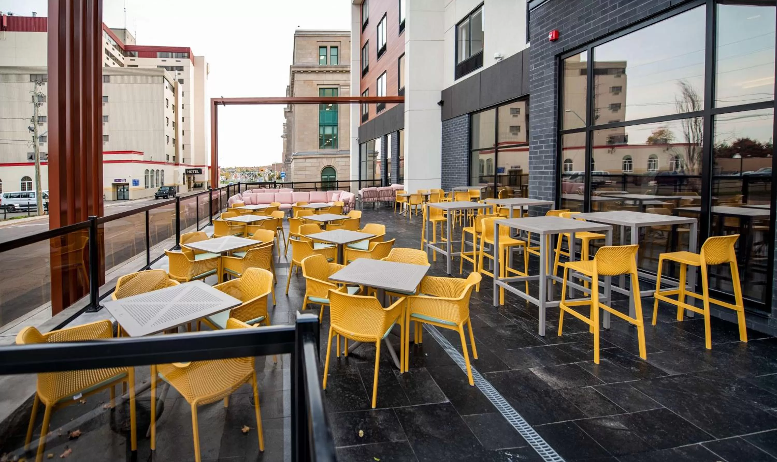 Patio in Hilton Garden Inn Moncton Downtown, Nb