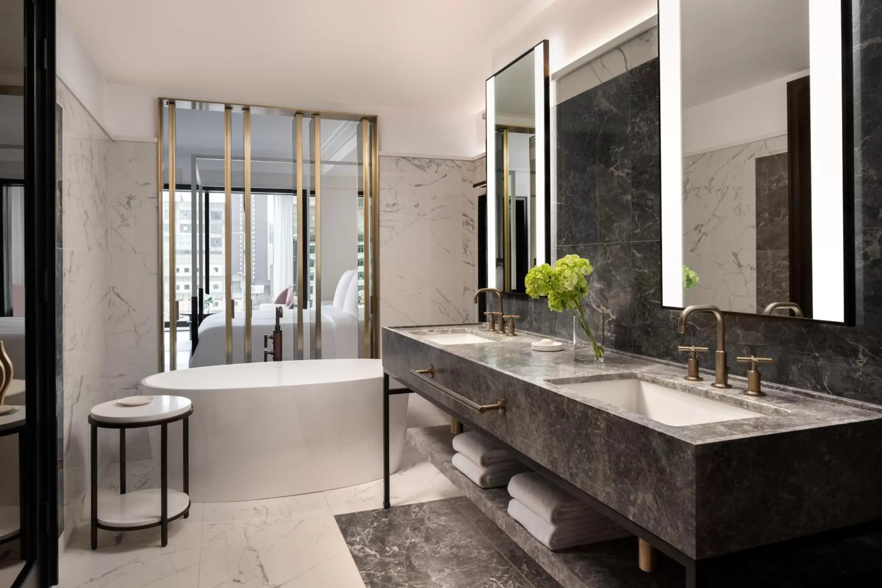 Bathroom in Four Seasons Hotel Montreal