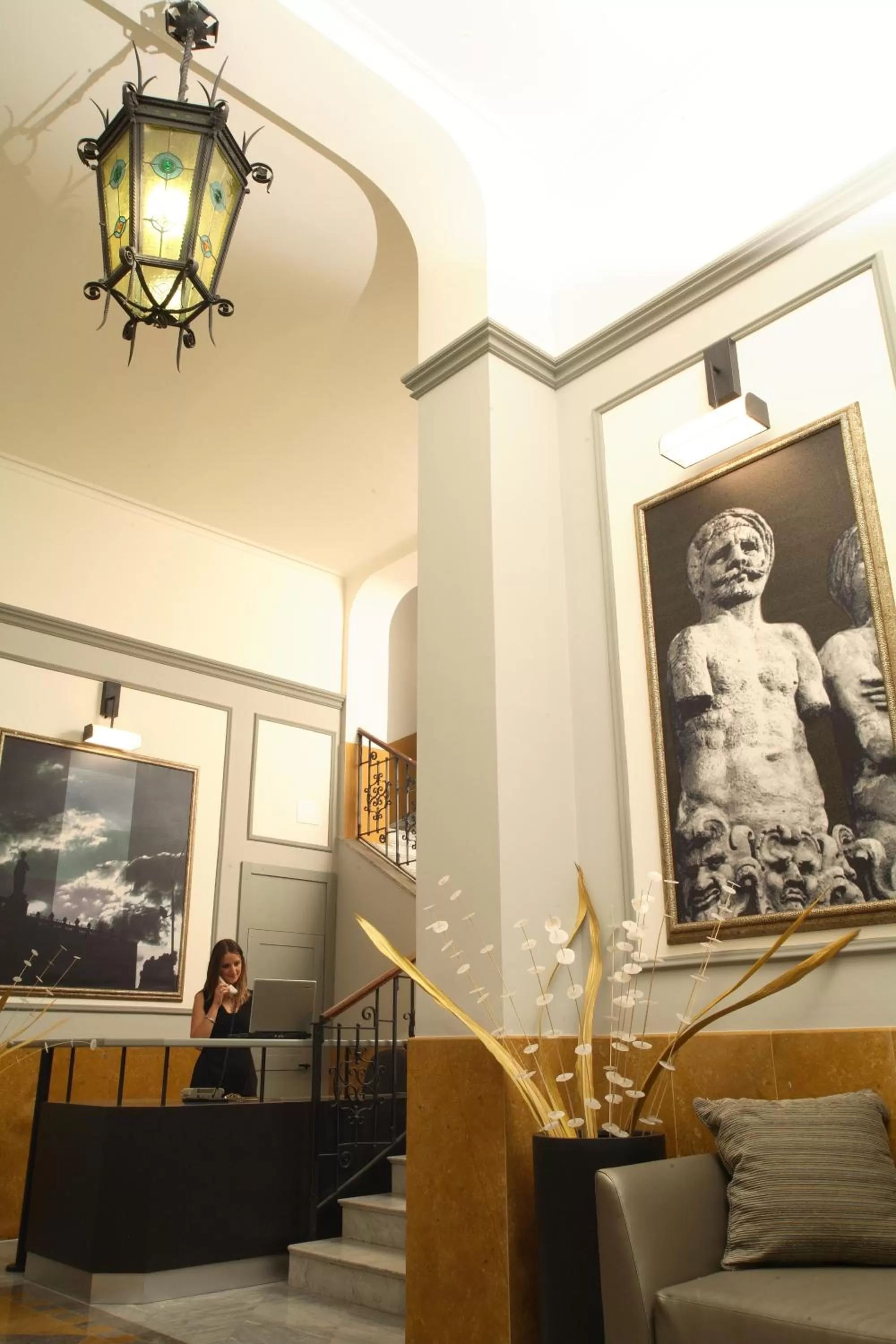 Lobby or reception in Hotel Ambasciatori