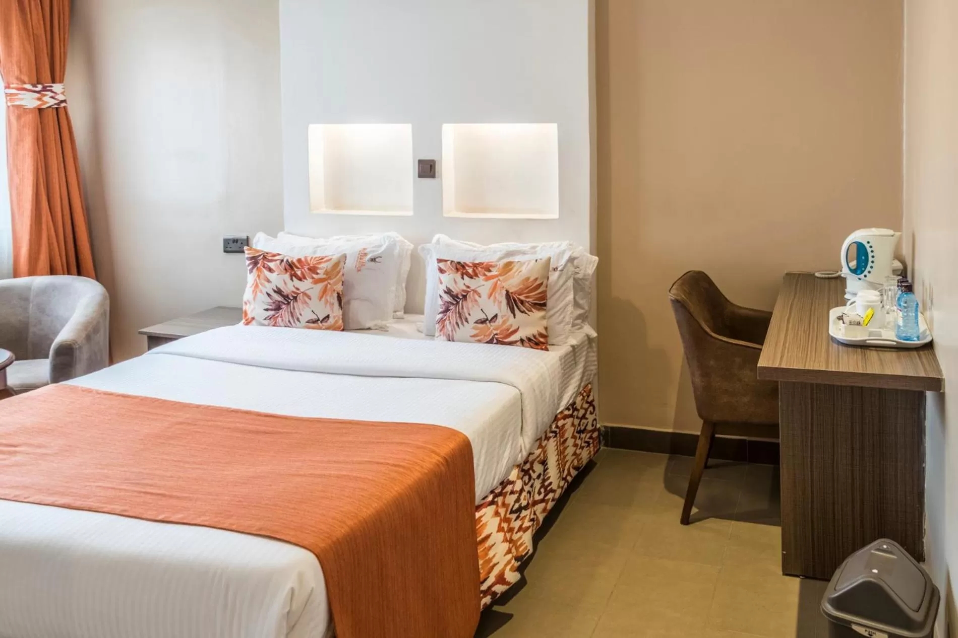 Bed in Hotel Waterbuck