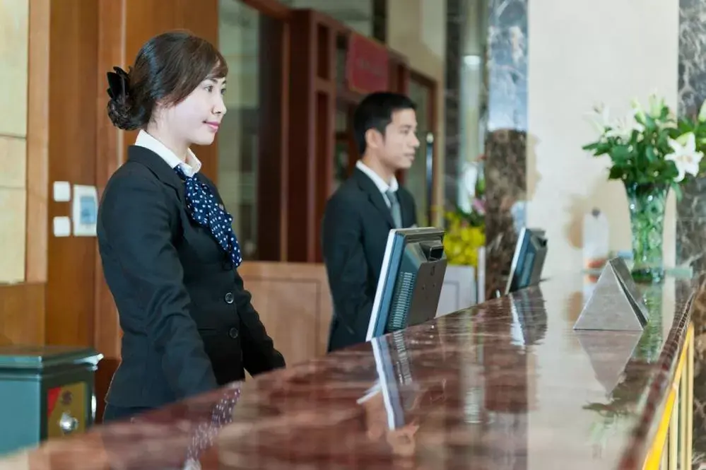 Lobby or reception in Muong Thanh Grand Xa La Hotel