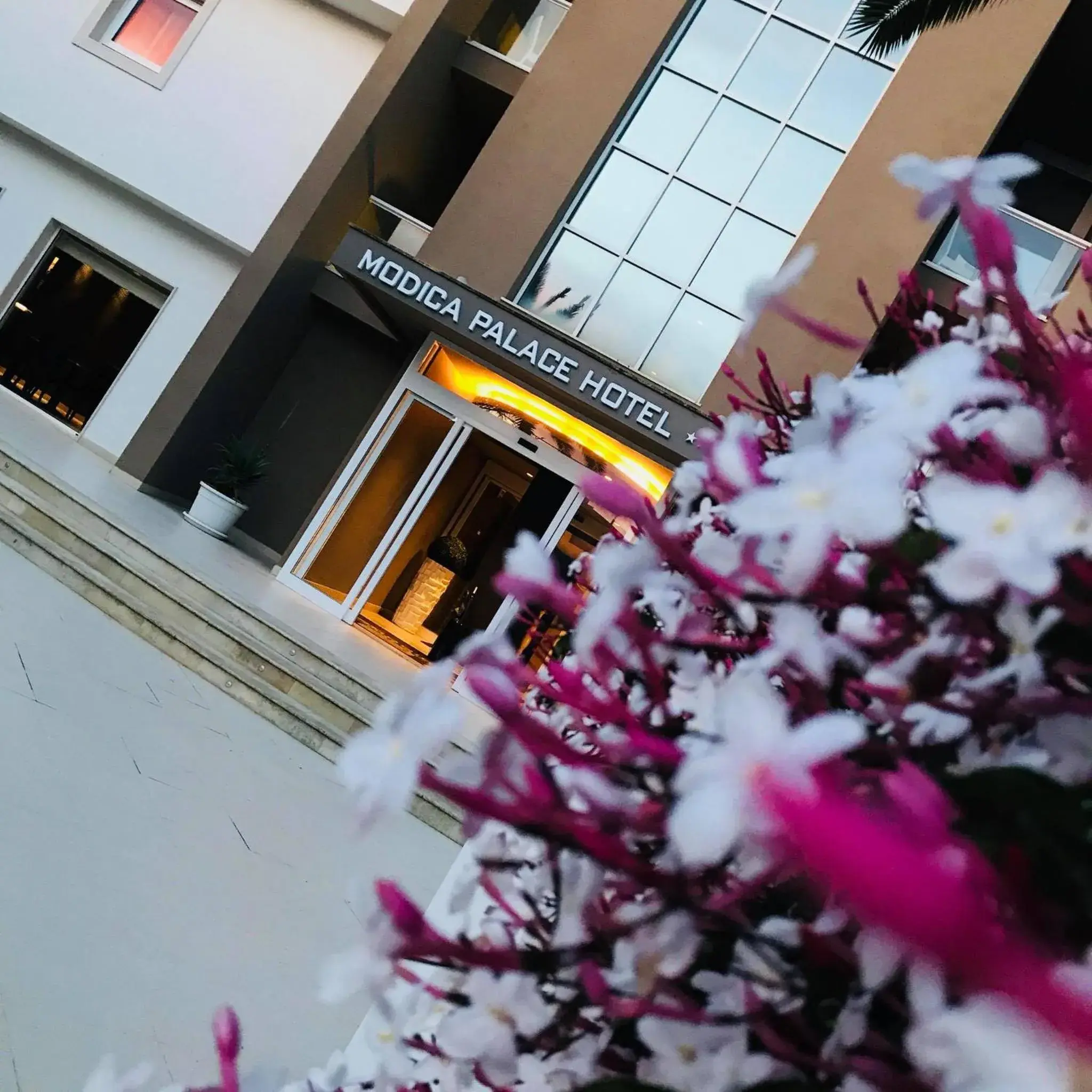 Facade/entrance in Modica Palace Hotel