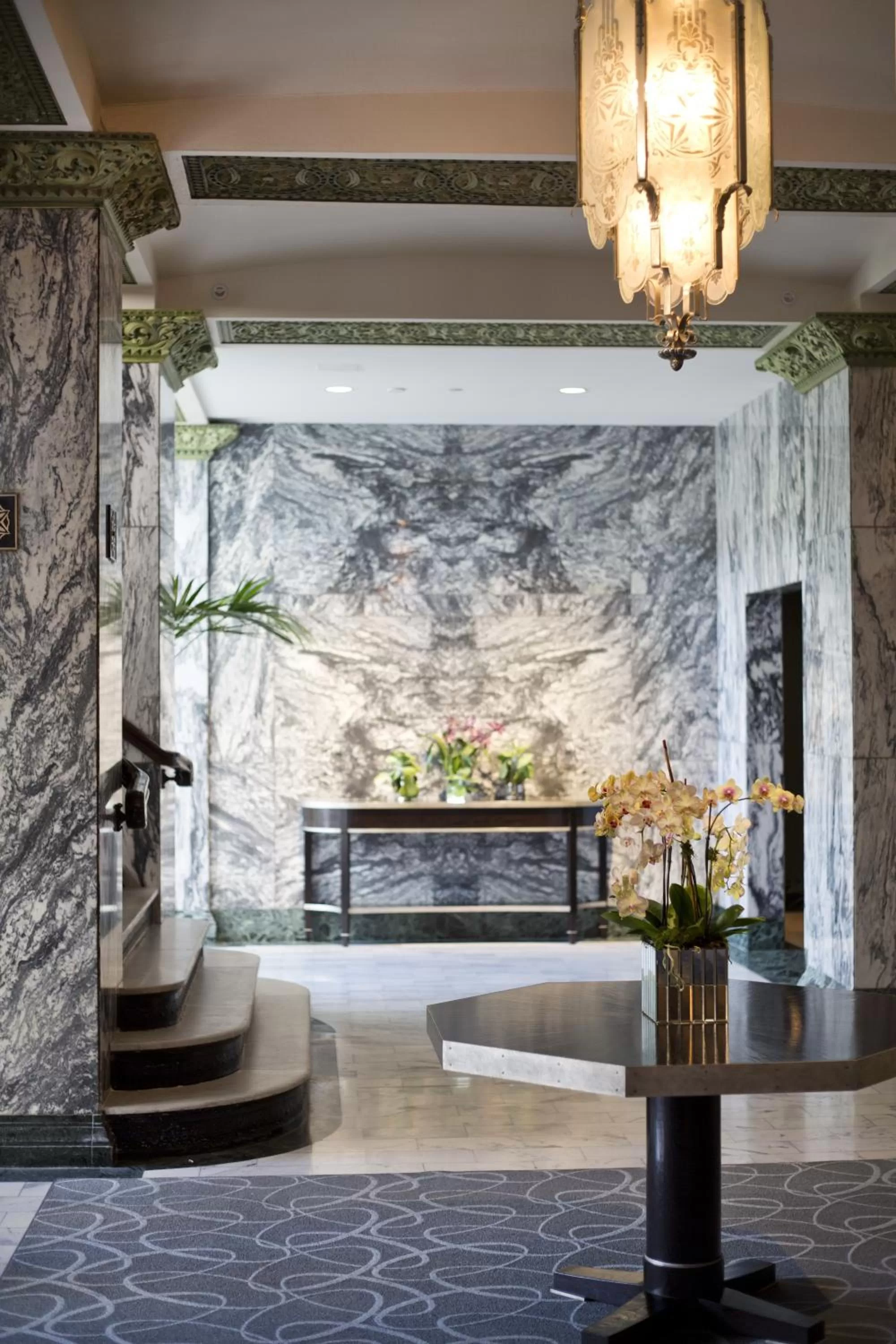 Communal lounge/ TV room in Colcord Hotel Oklahoma City, Curio Collection by Hilton