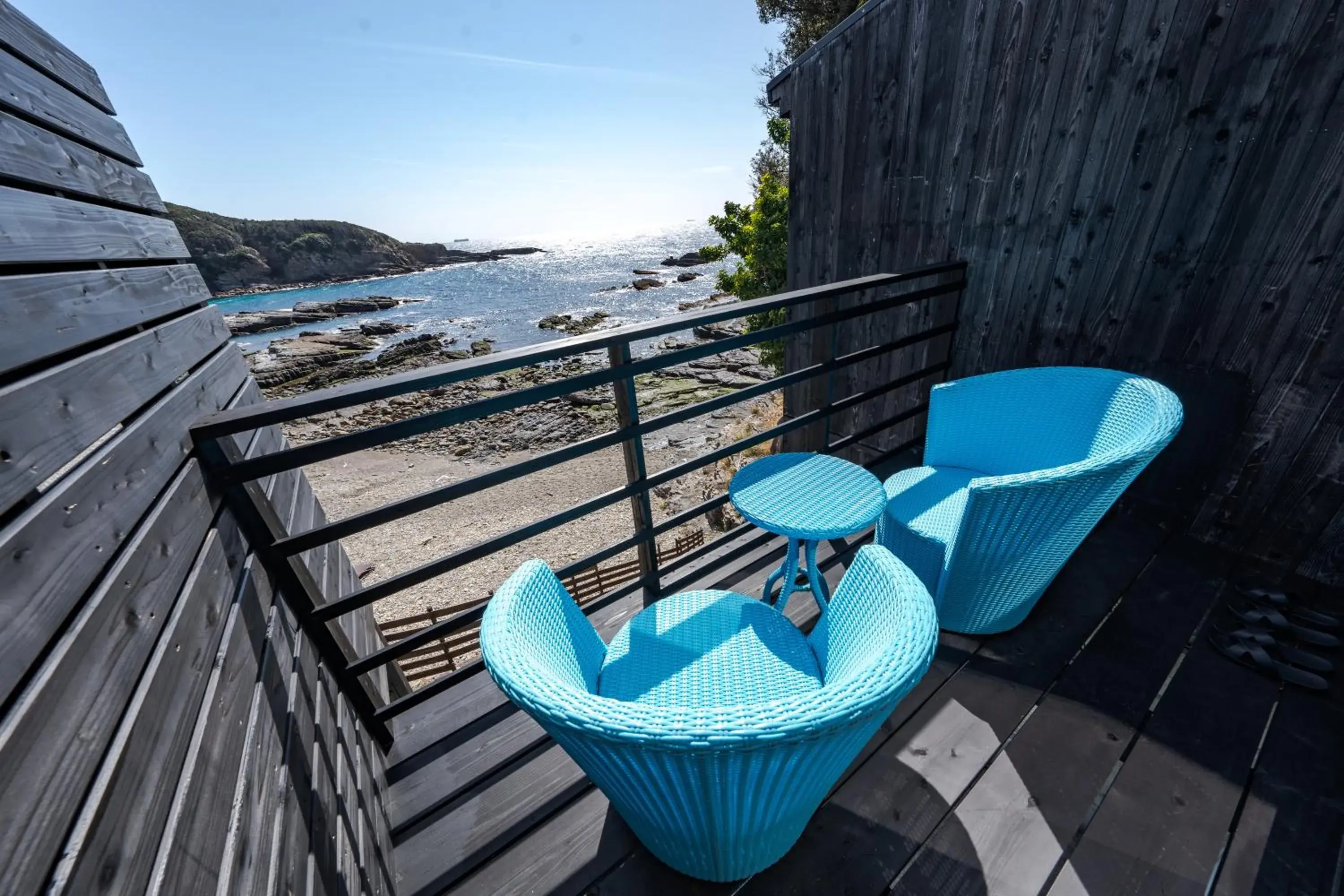 Balcony/Terrace in XYZ Private Spa and Seaside Resort