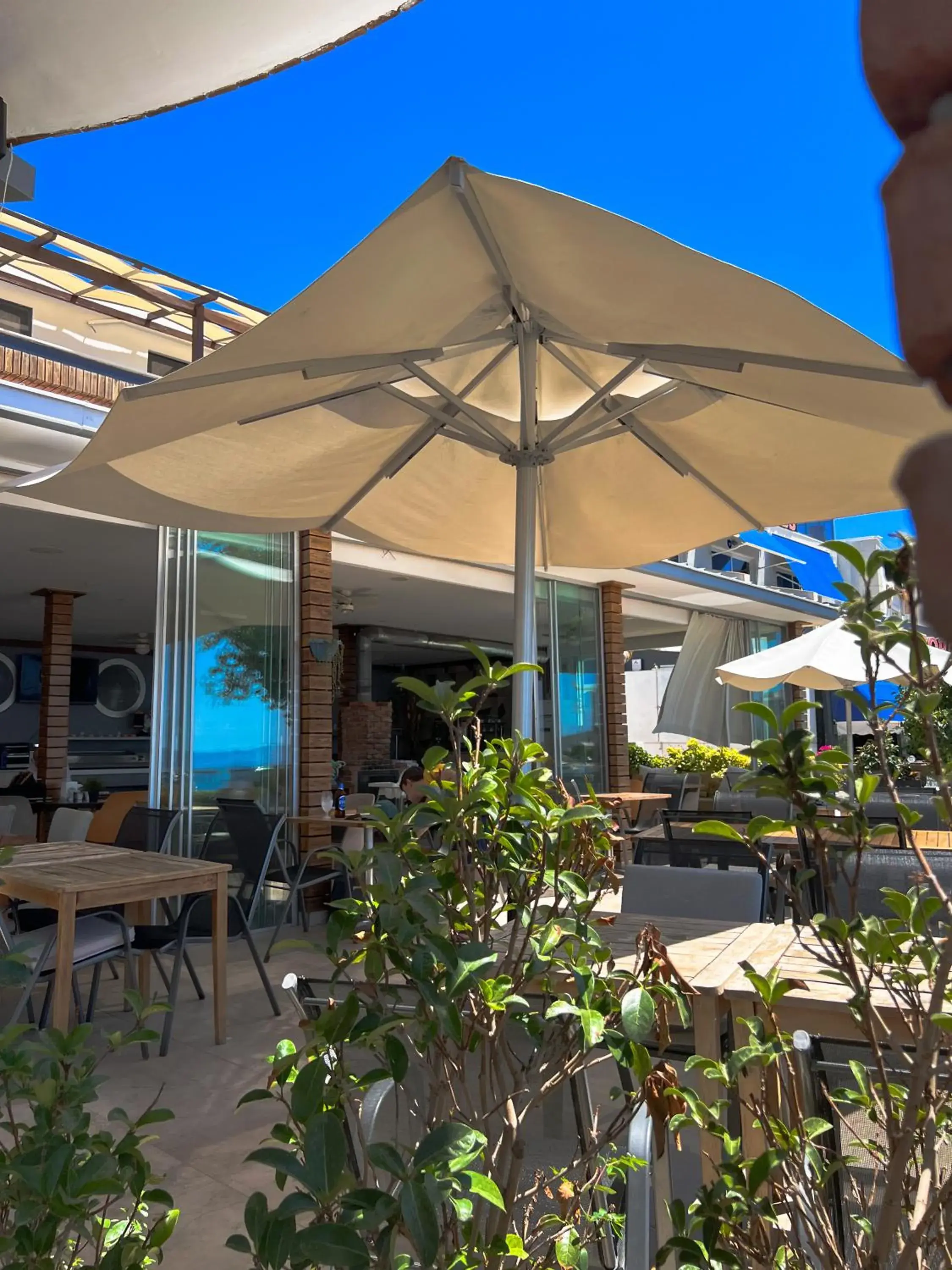 Patio, Restaurant/Places to Eat in Akkan Beach Hotel