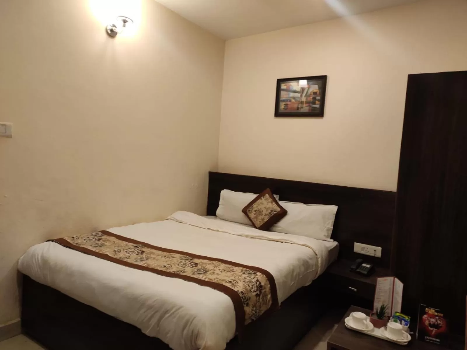 Bed in Hotel The Narayani Continental