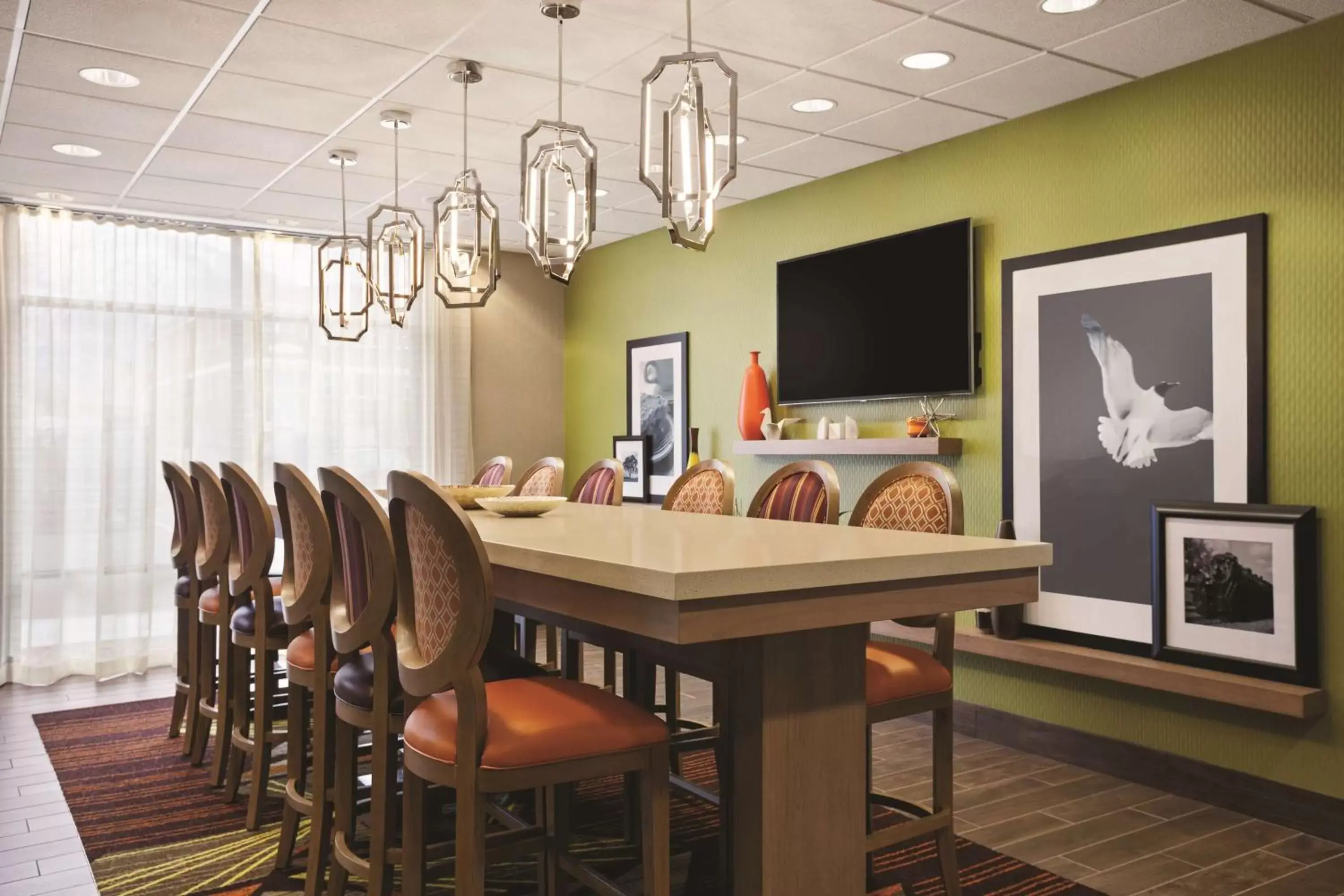 Lobby or reception, Dining Area in Hampton Inn Brigham City