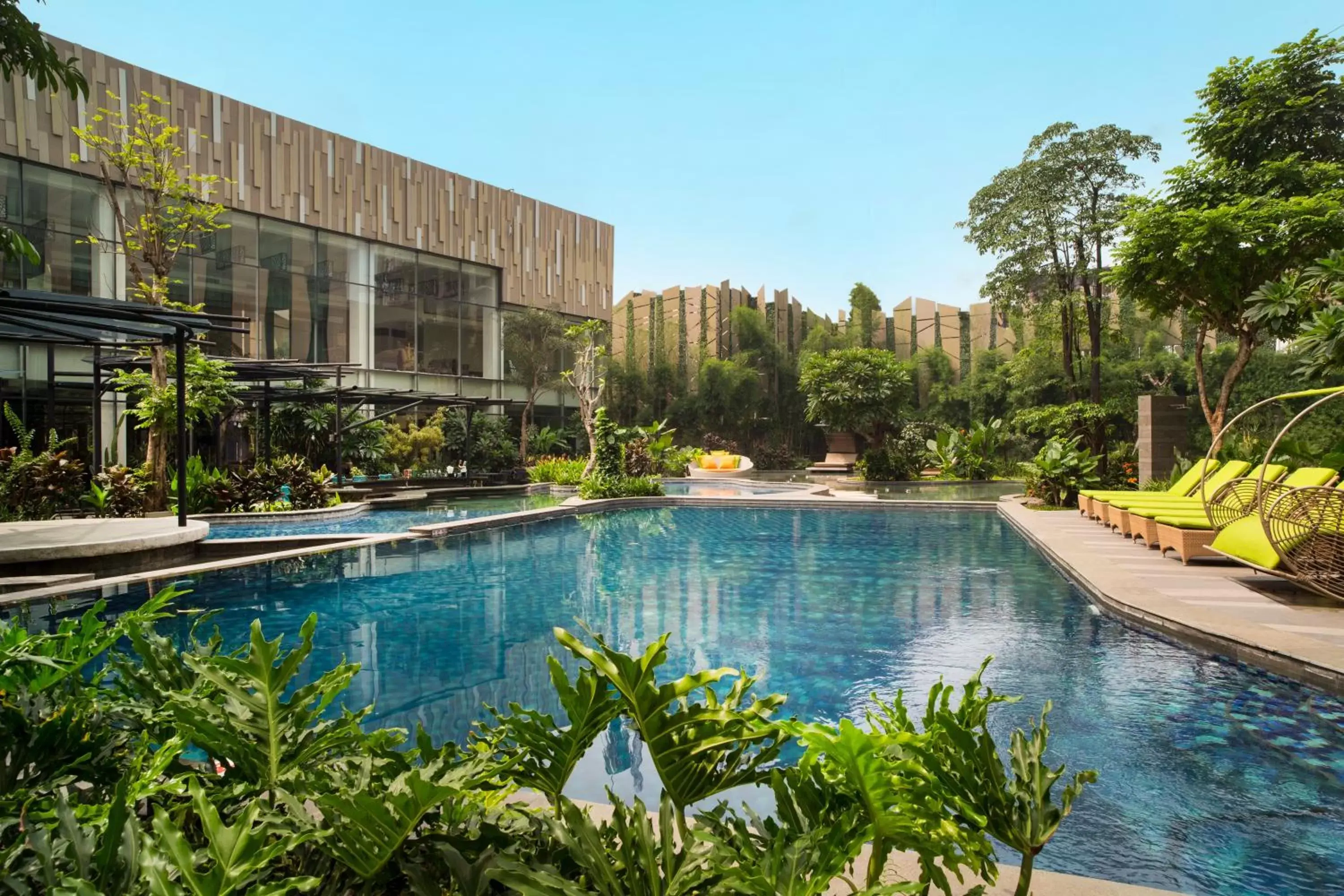 Garden view, Swimming Pool in Holiday Inn Cikarang Jababeka, an IHG Hotel