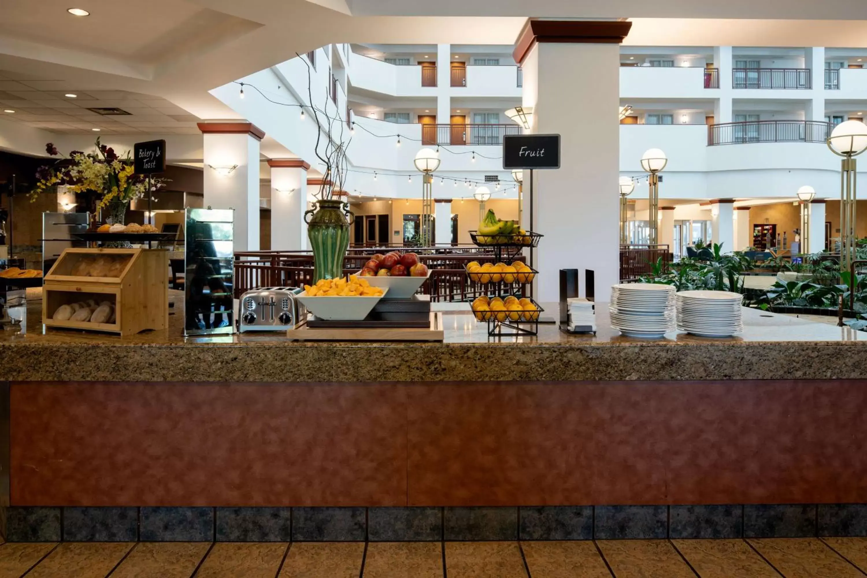 Breakfast in Embassy Suites by Hilton Portland Airport Breakfast in Embassy Suites by Hilton Portland Airport