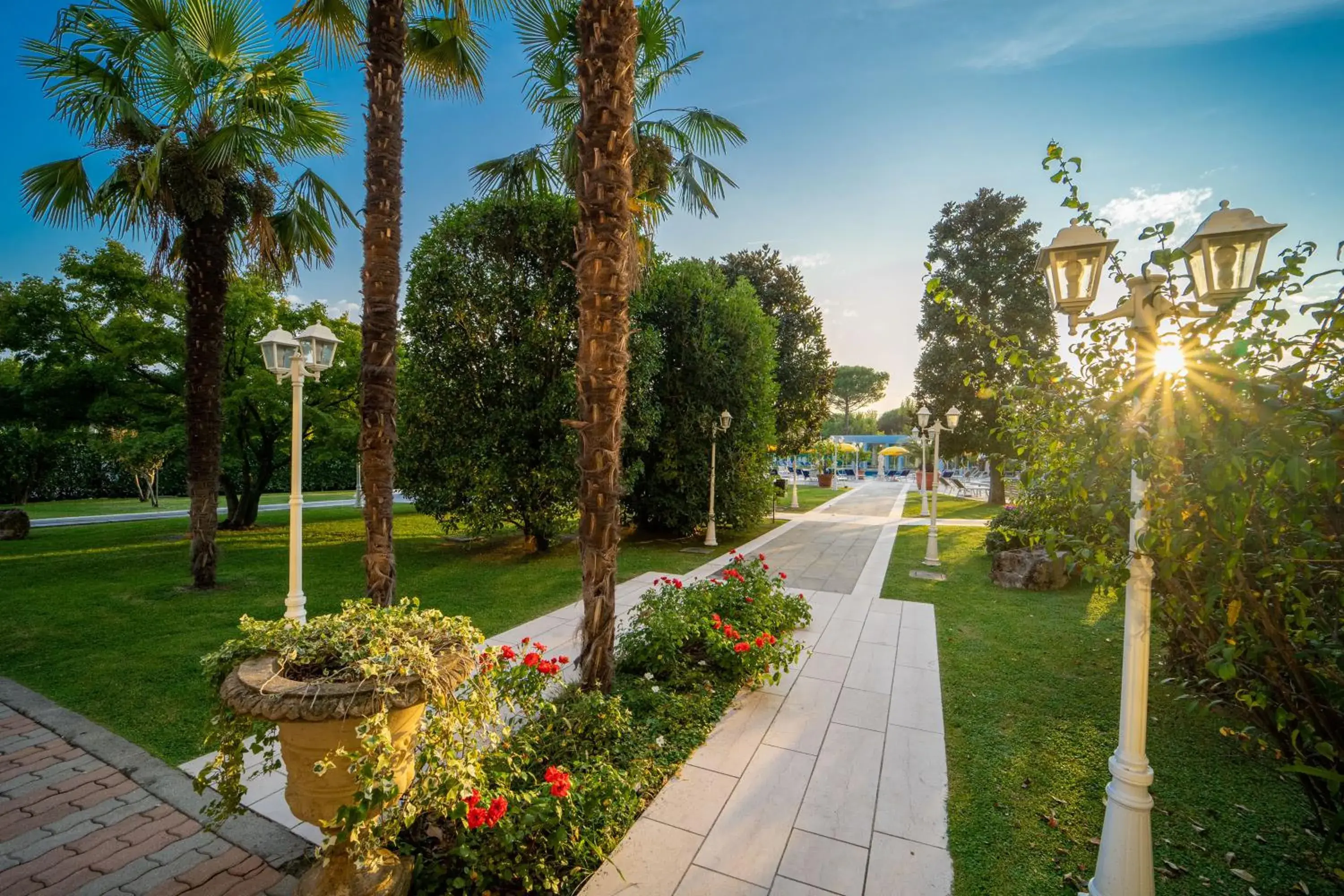 Garden in Hotel Ariston Molino Buja