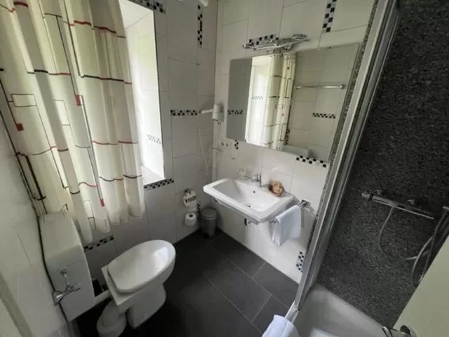 Bathroom in Hotel Rehkitz