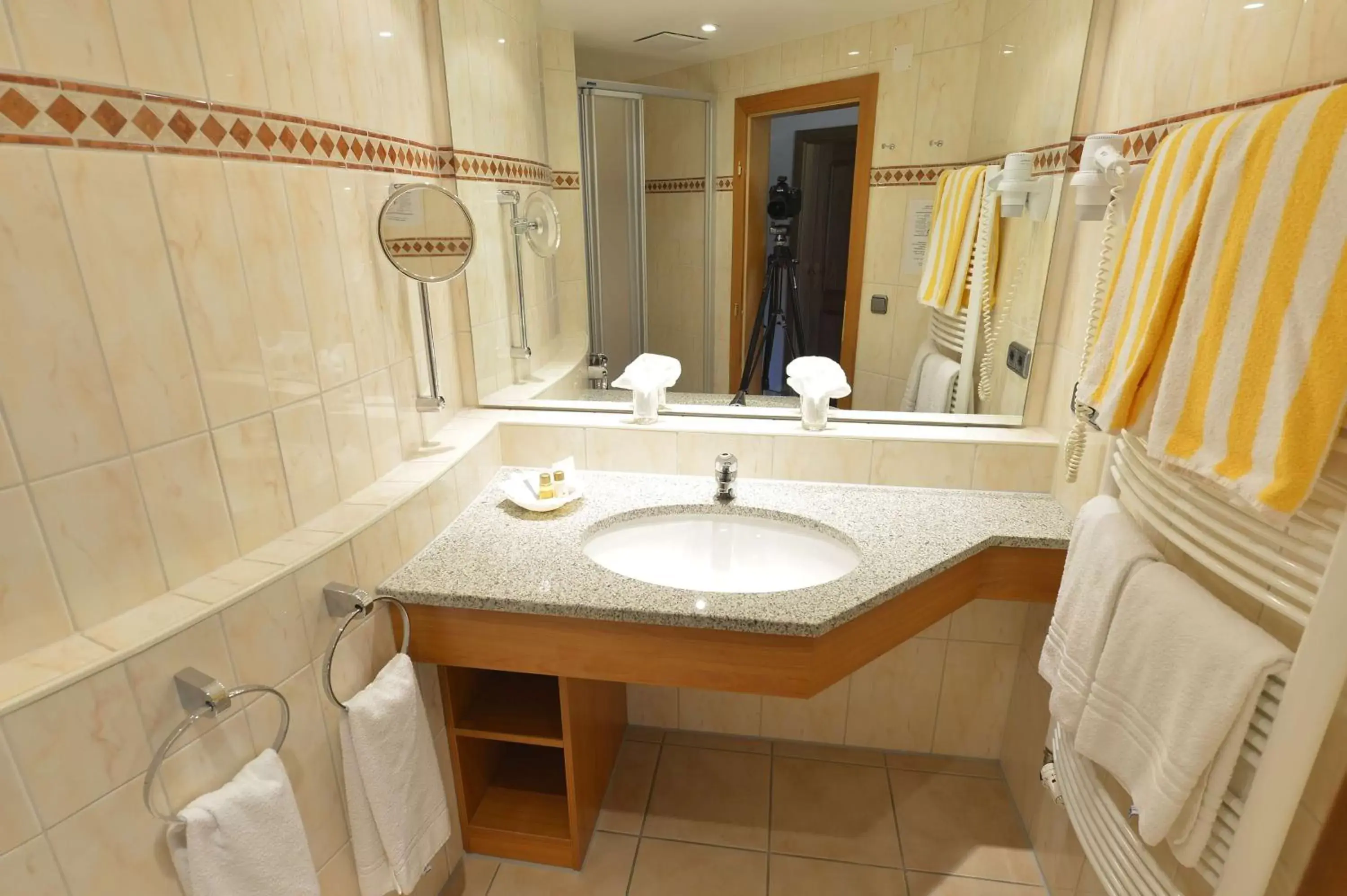 Bathroom in Best Western Plus Hotel Alpenhof