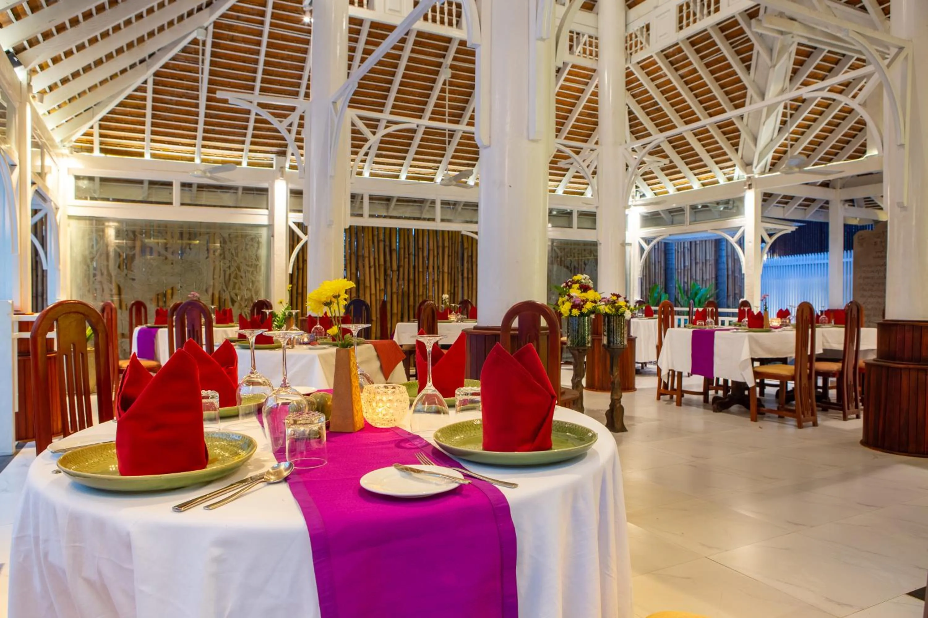 Dining area in Montra Nivesha Residence