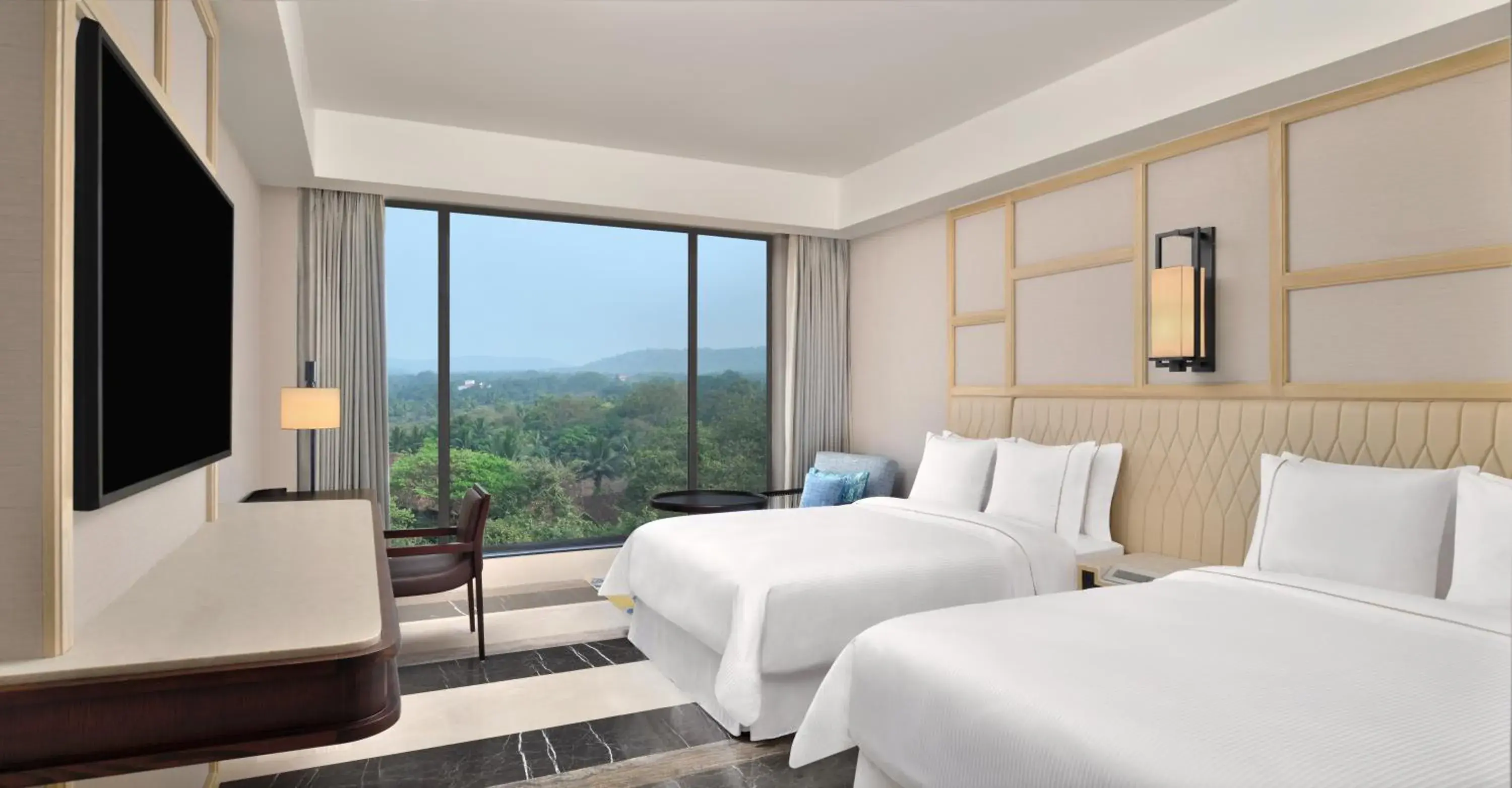 Bedroom, Mountain View in The Westin Goa, Anjuna
