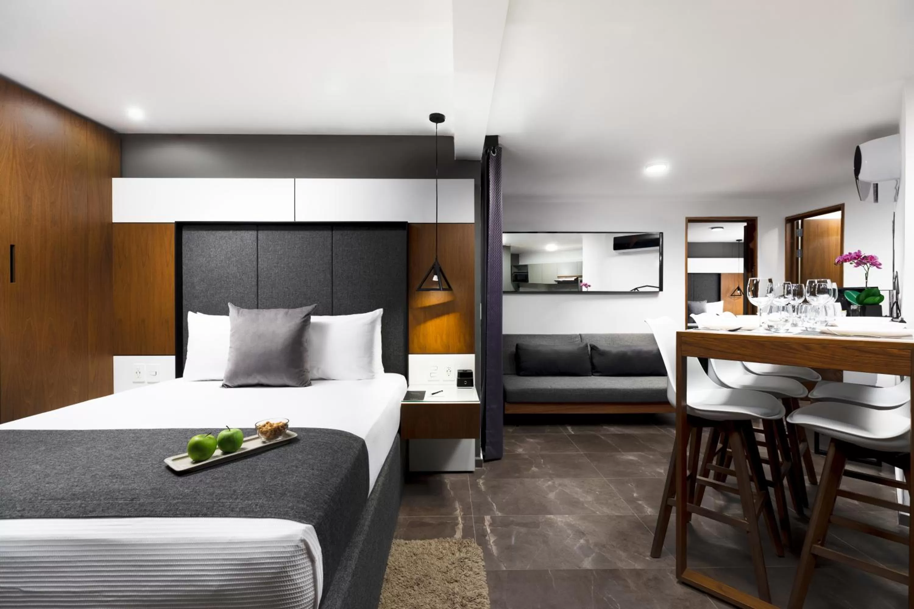 Photo of the whole room in Seven Boutique Apartments Cancún